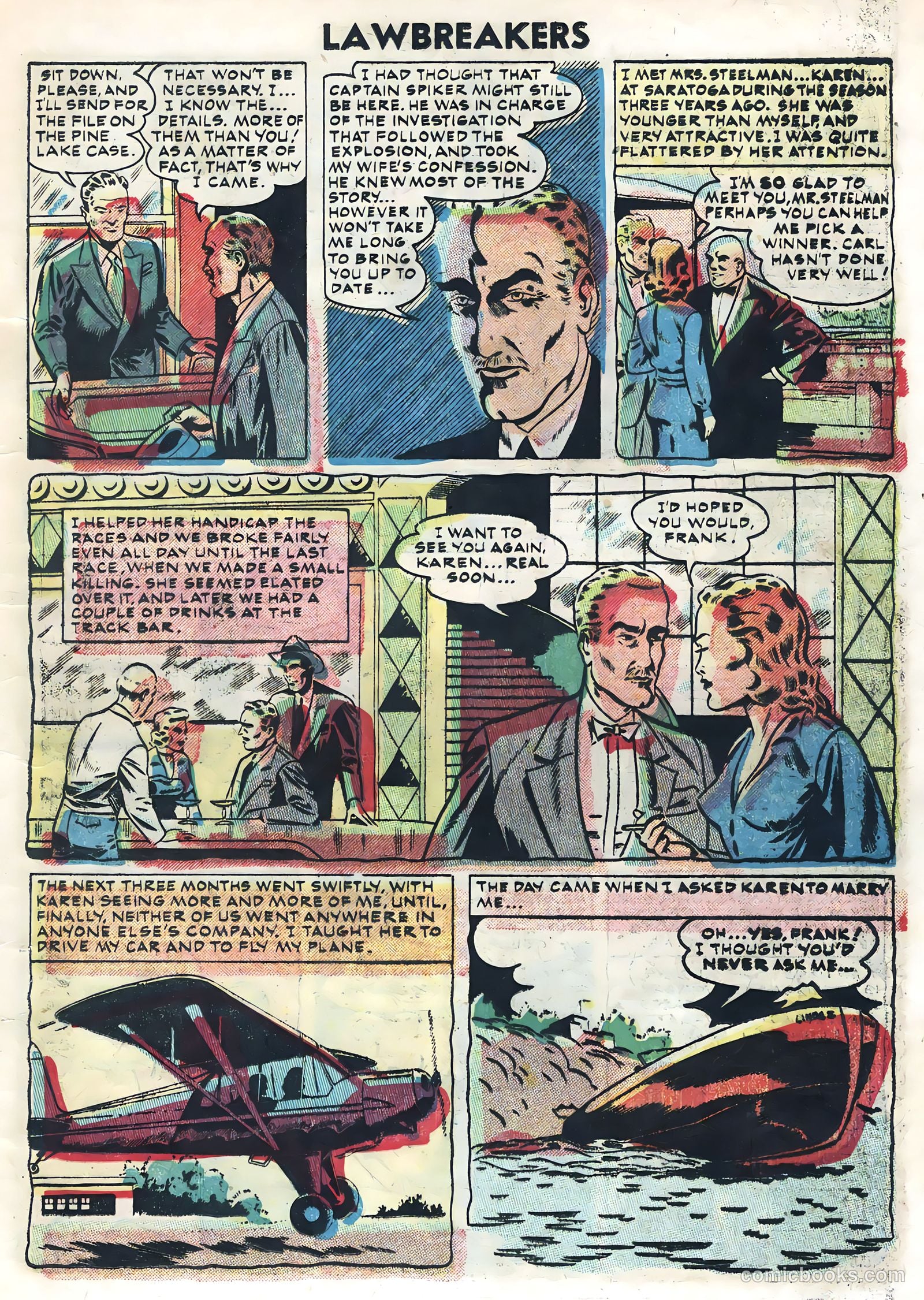 Lawbreakers Suspense Stories #10 — page 17 of 36