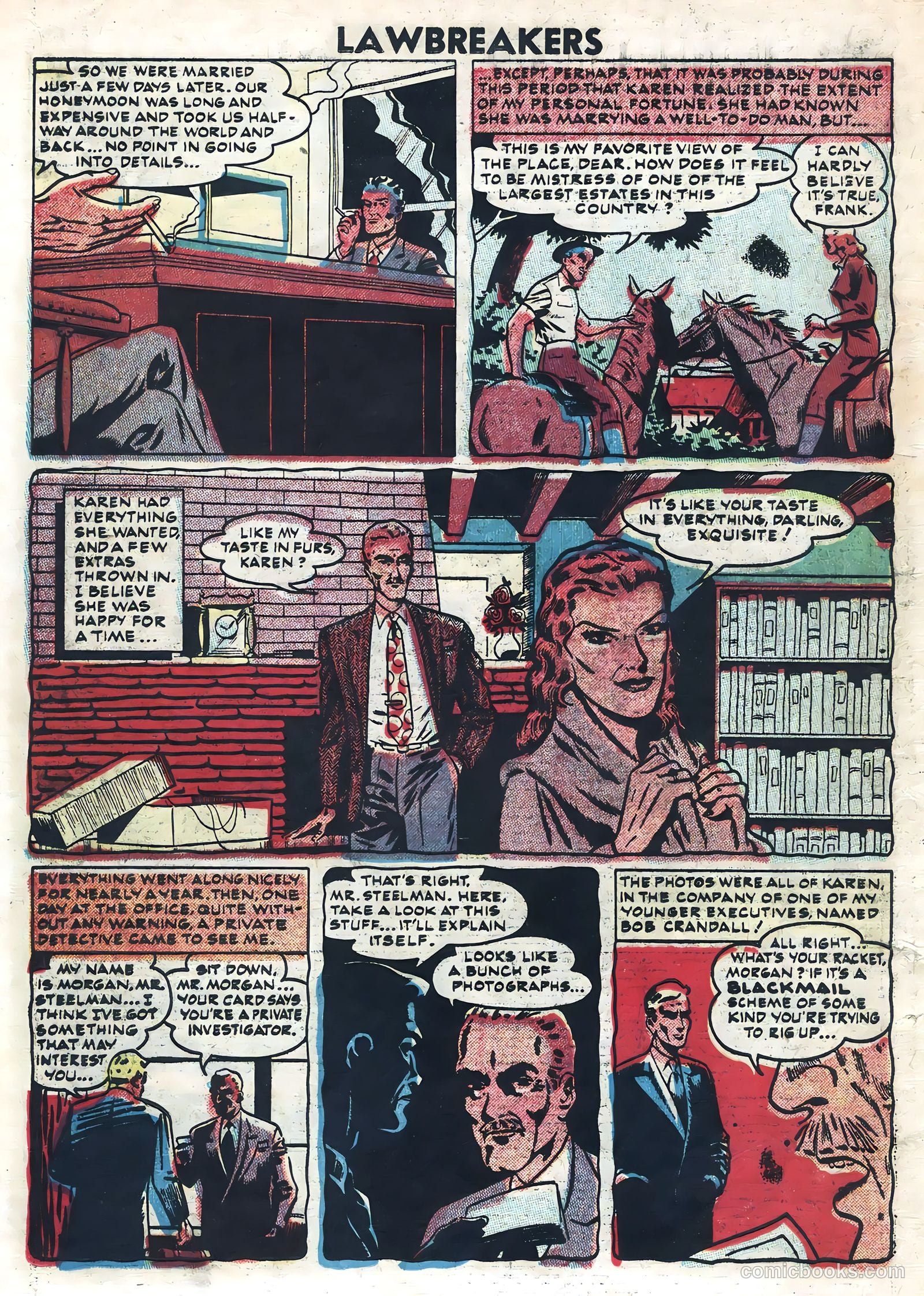 Lawbreakers Suspense Stories #10 — page 18 of 36