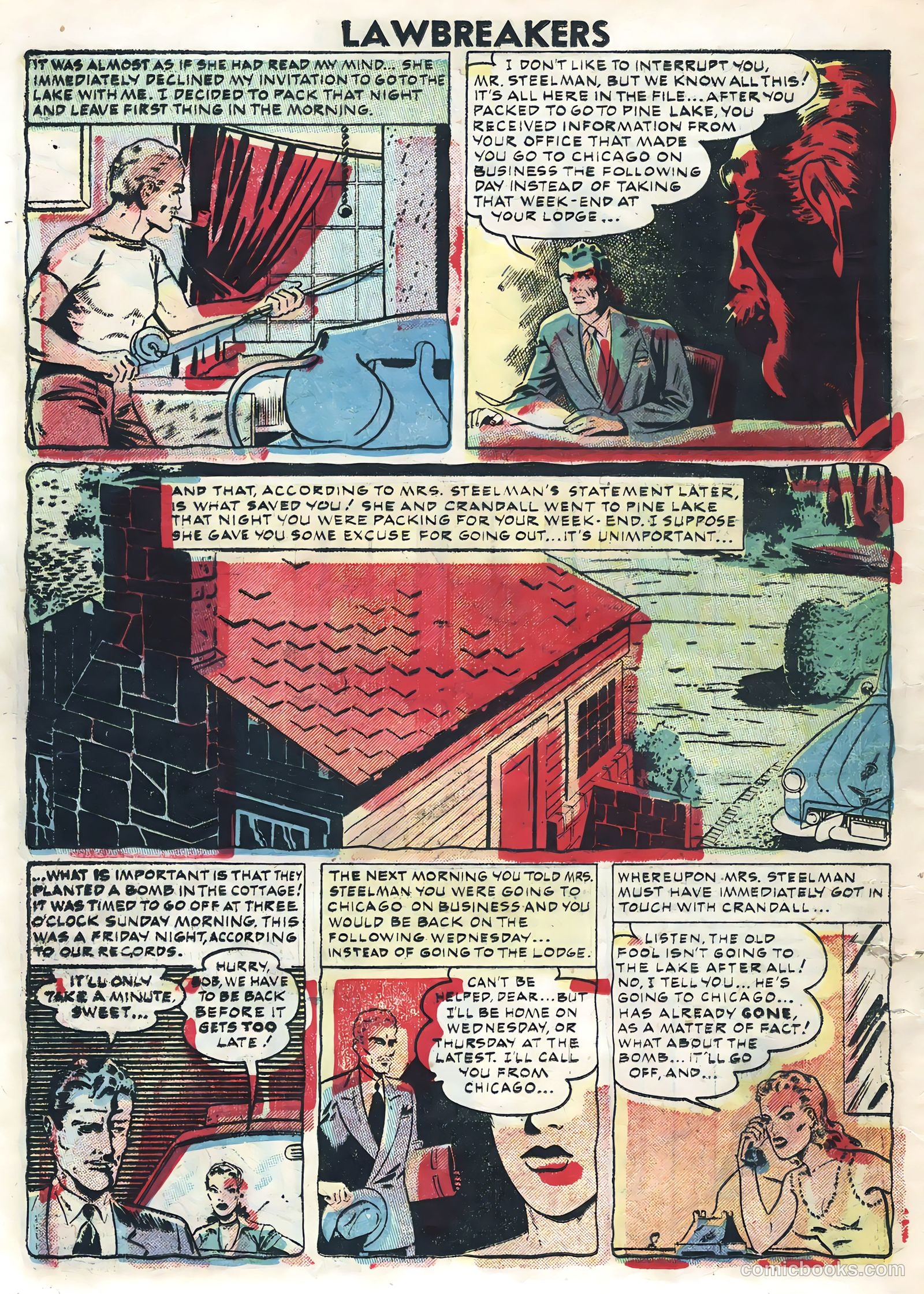 Lawbreakers Suspense Stories #10 — page 20 of 36