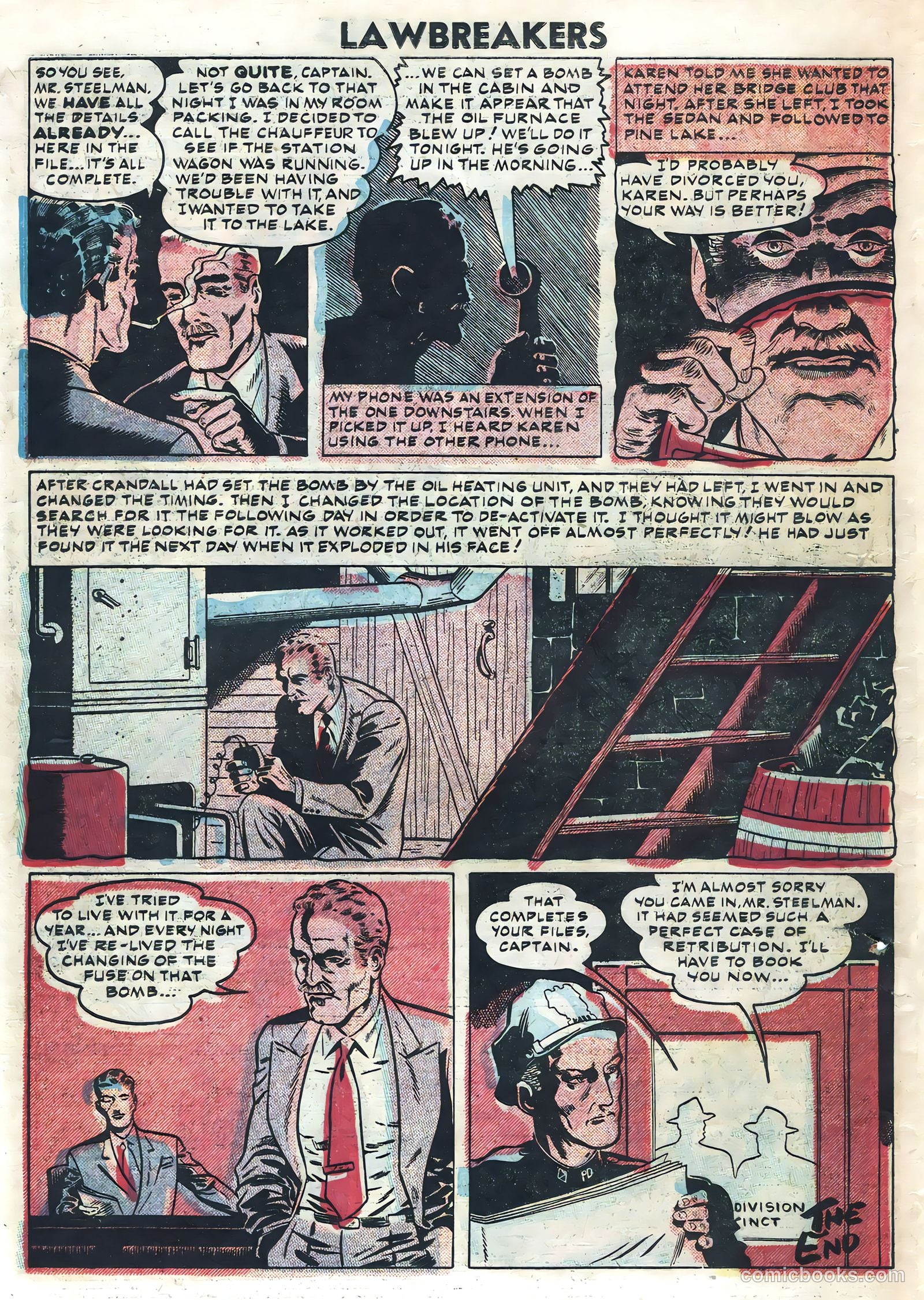 Lawbreakers Suspense Stories #10 — page 22 of 36