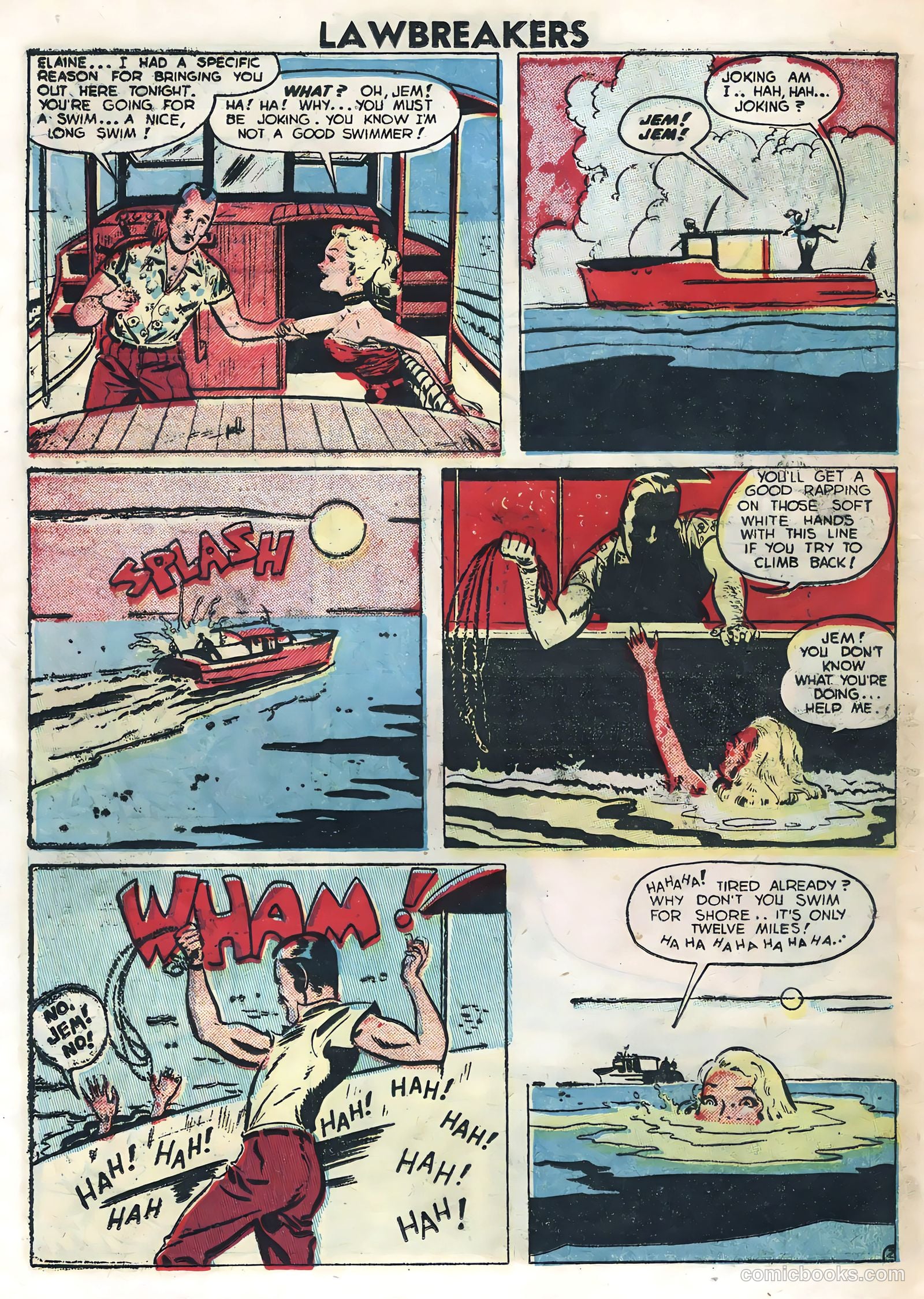 Lawbreakers Suspense Stories #10 — page 24 of 36