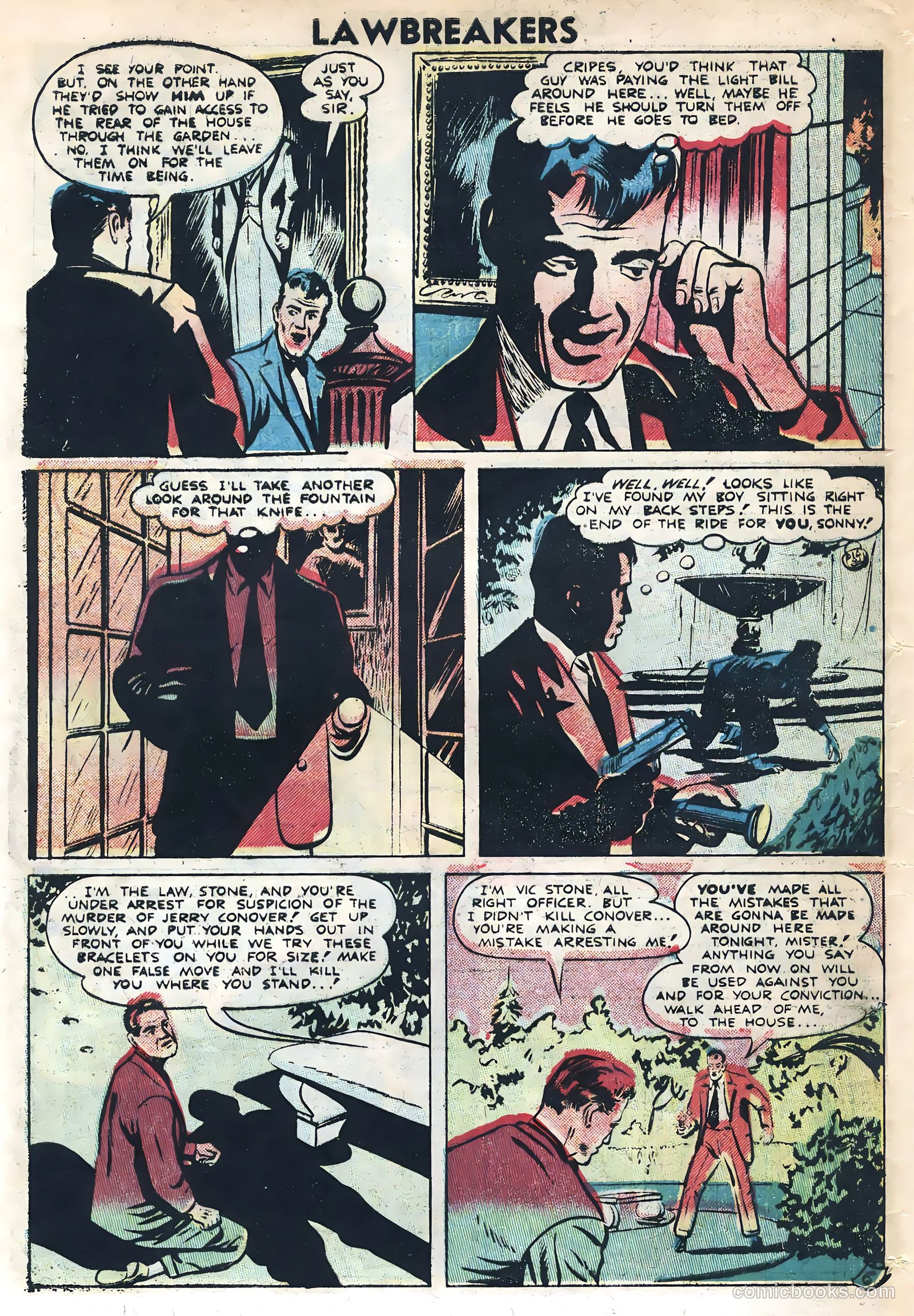 Lawbreakers Suspense Stories #10 — page 32 of 36