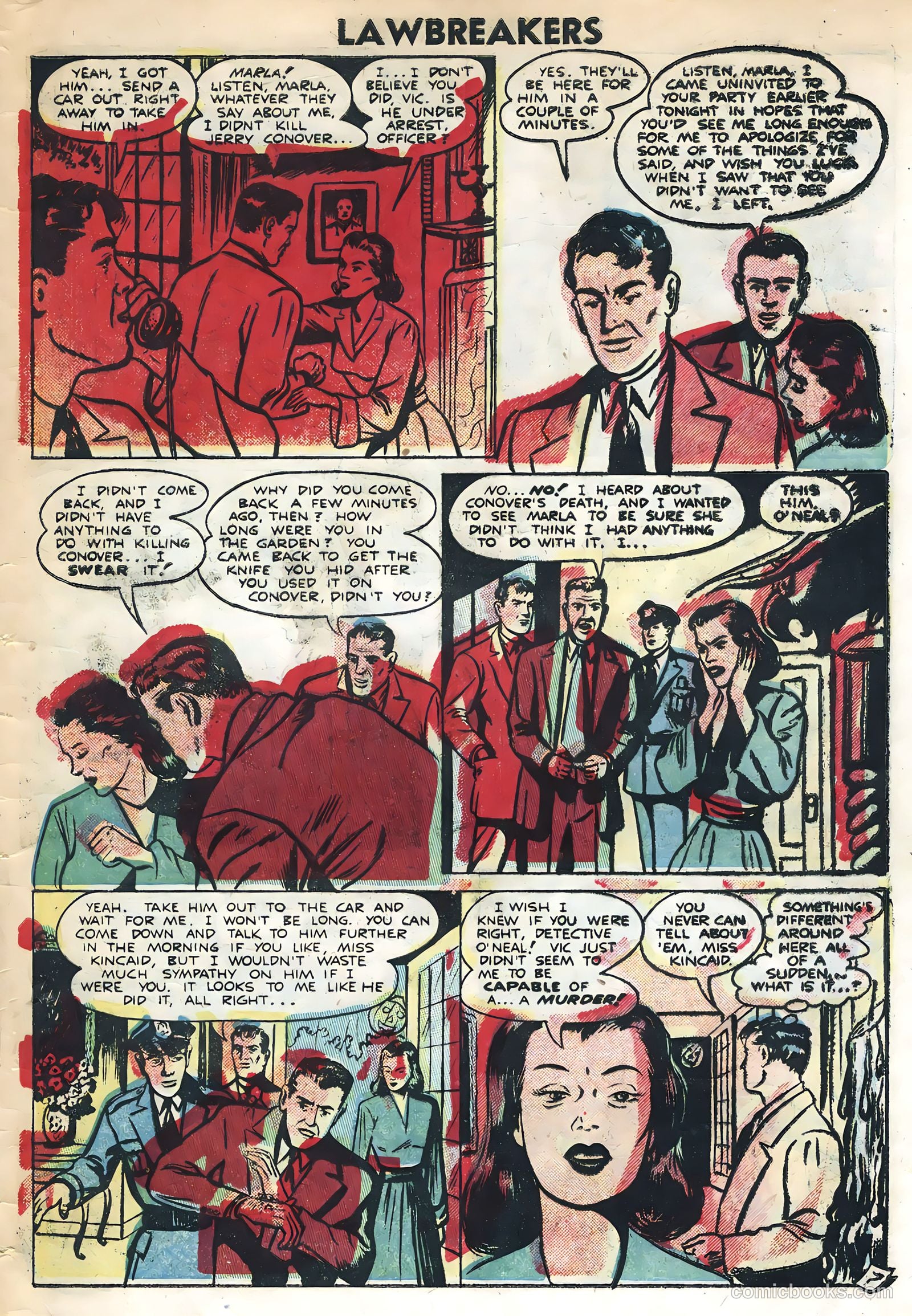 Lawbreakers Suspense Stories #10 — page 33 of 36