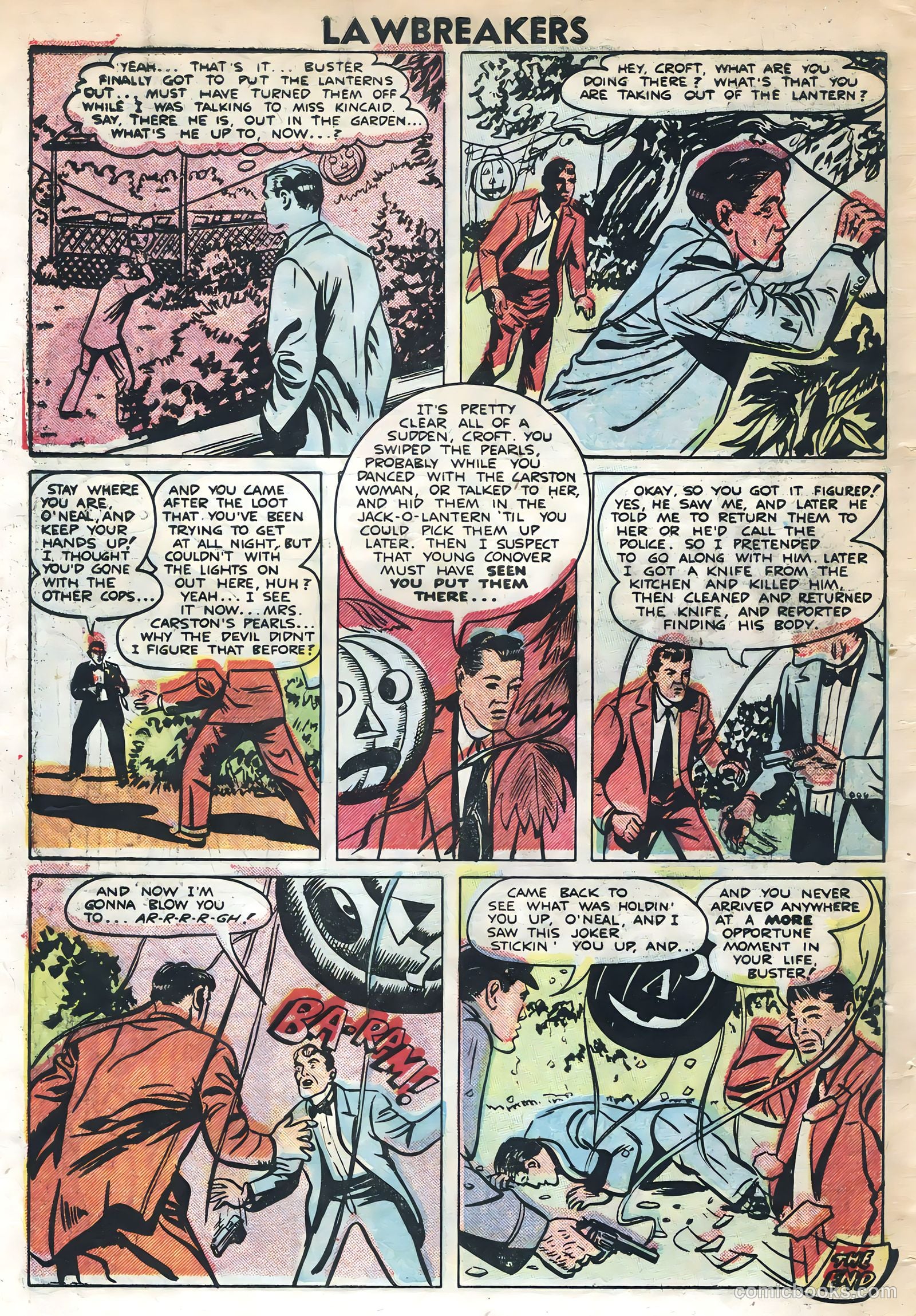 Lawbreakers Suspense Stories #10 — page 34 of 36