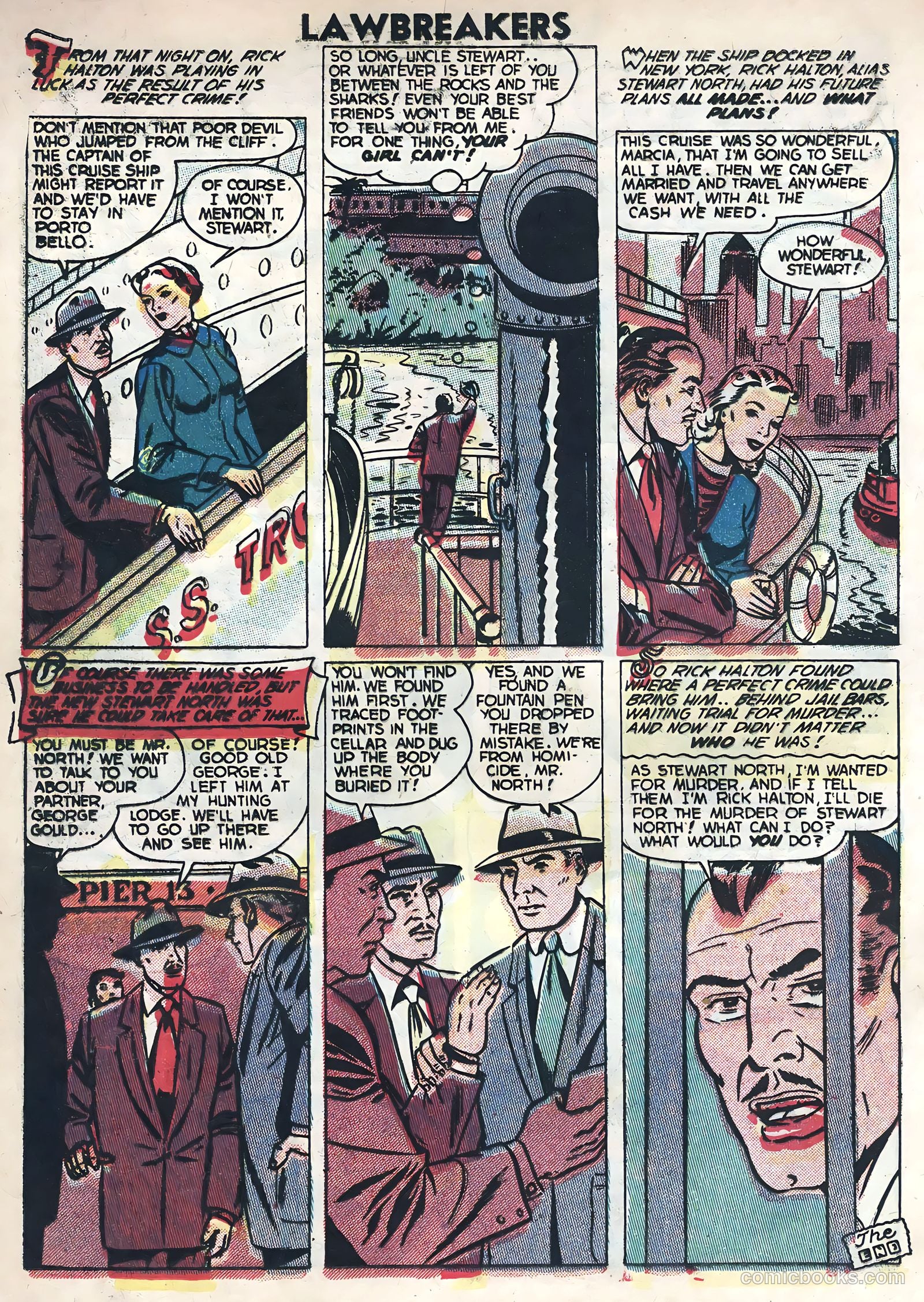 Lawbreakers Suspense Stories #11 — page 16 of 36