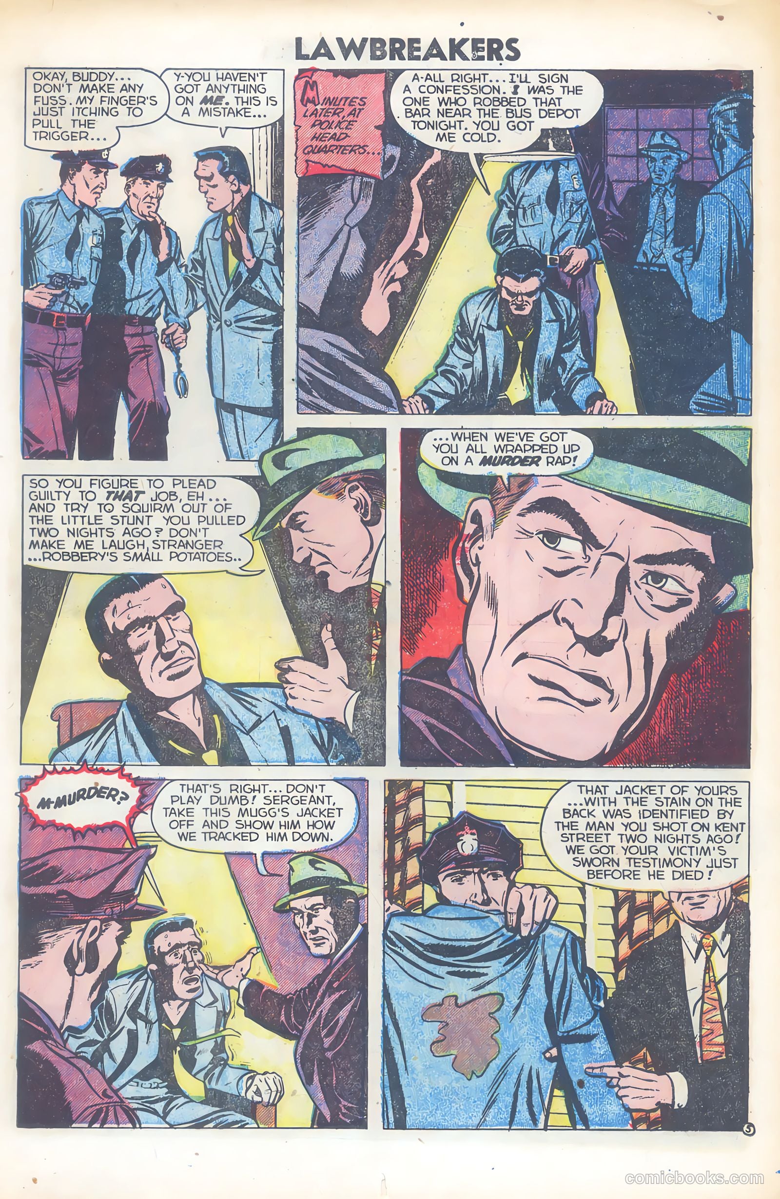 Lawbreakers Suspense Stories #12 — page 15 of 35