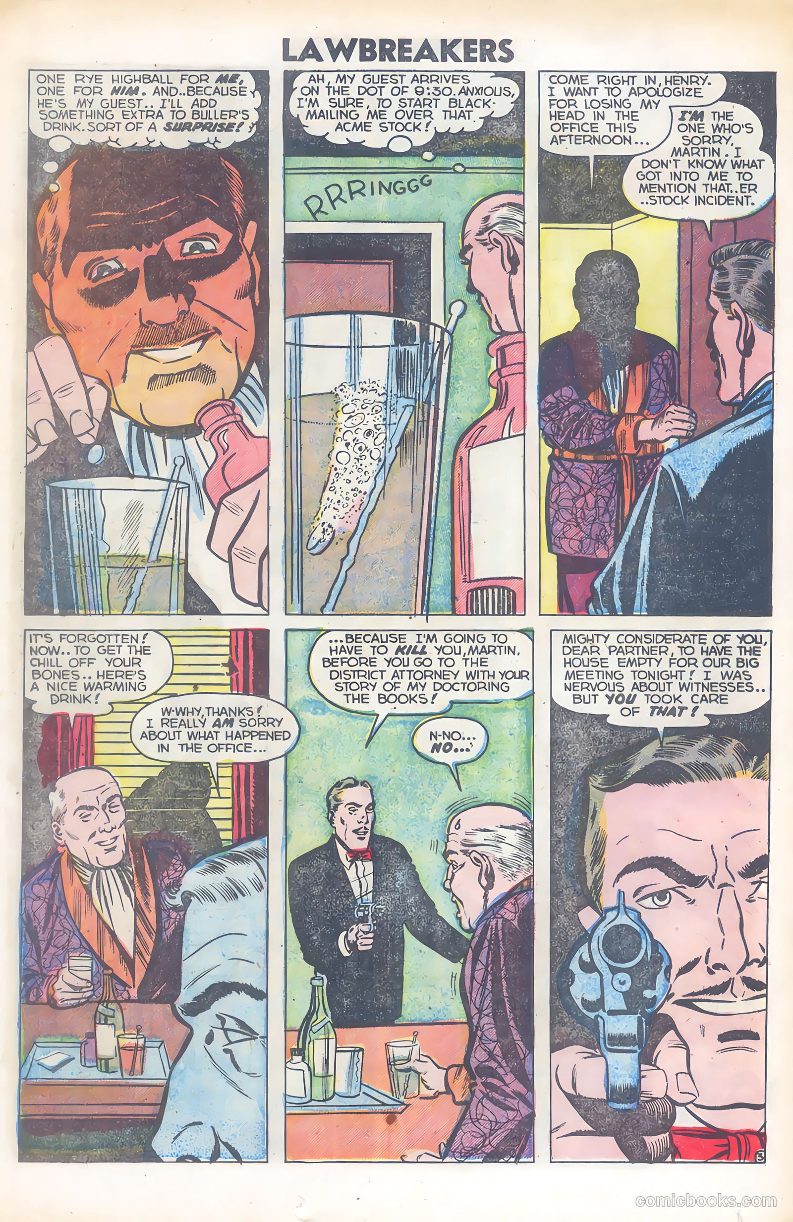Lawbreakers Suspense Stories #12 — page 22 of 35