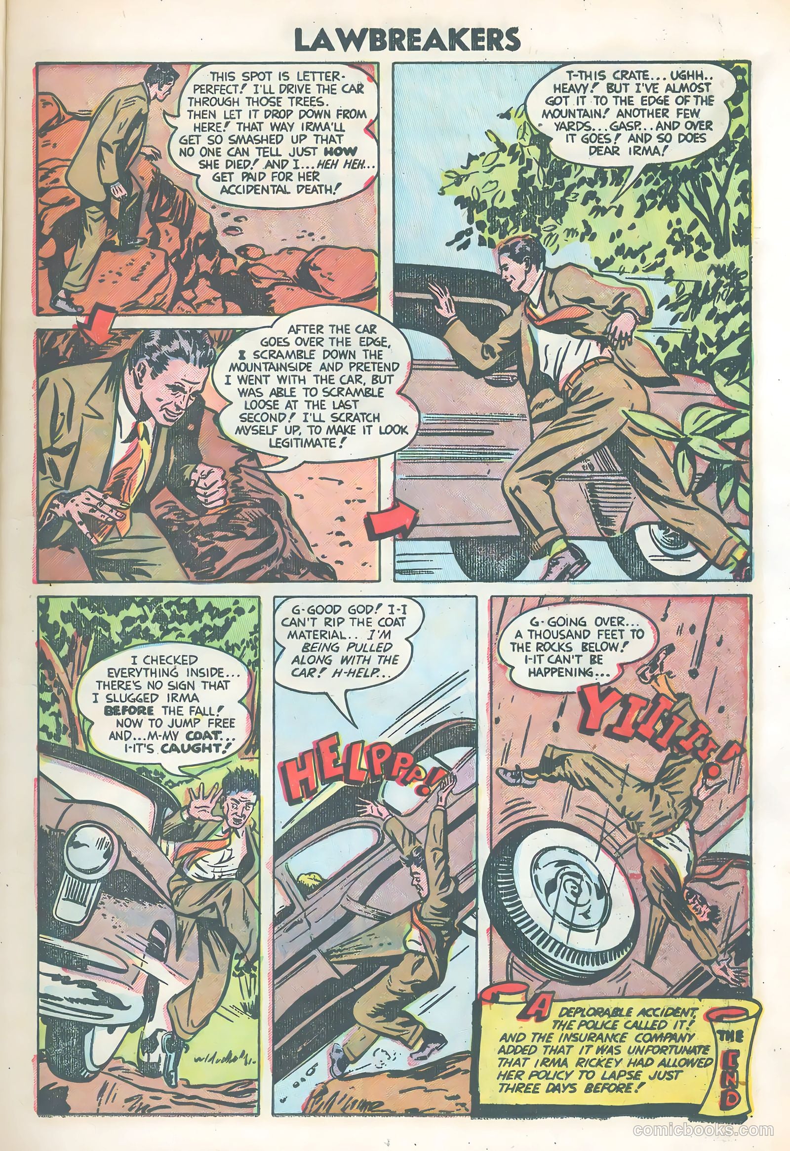 Lawbreakers Suspense Stories #14 — page 11 of 36