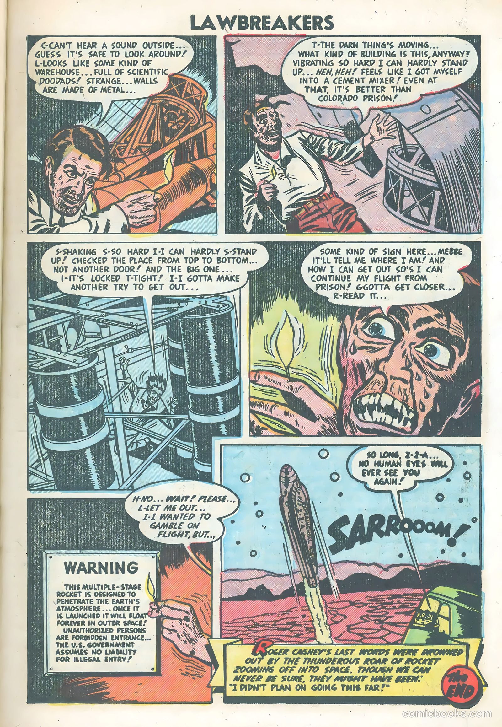 Lawbreakers Suspense Stories #14 — page 15 of 36