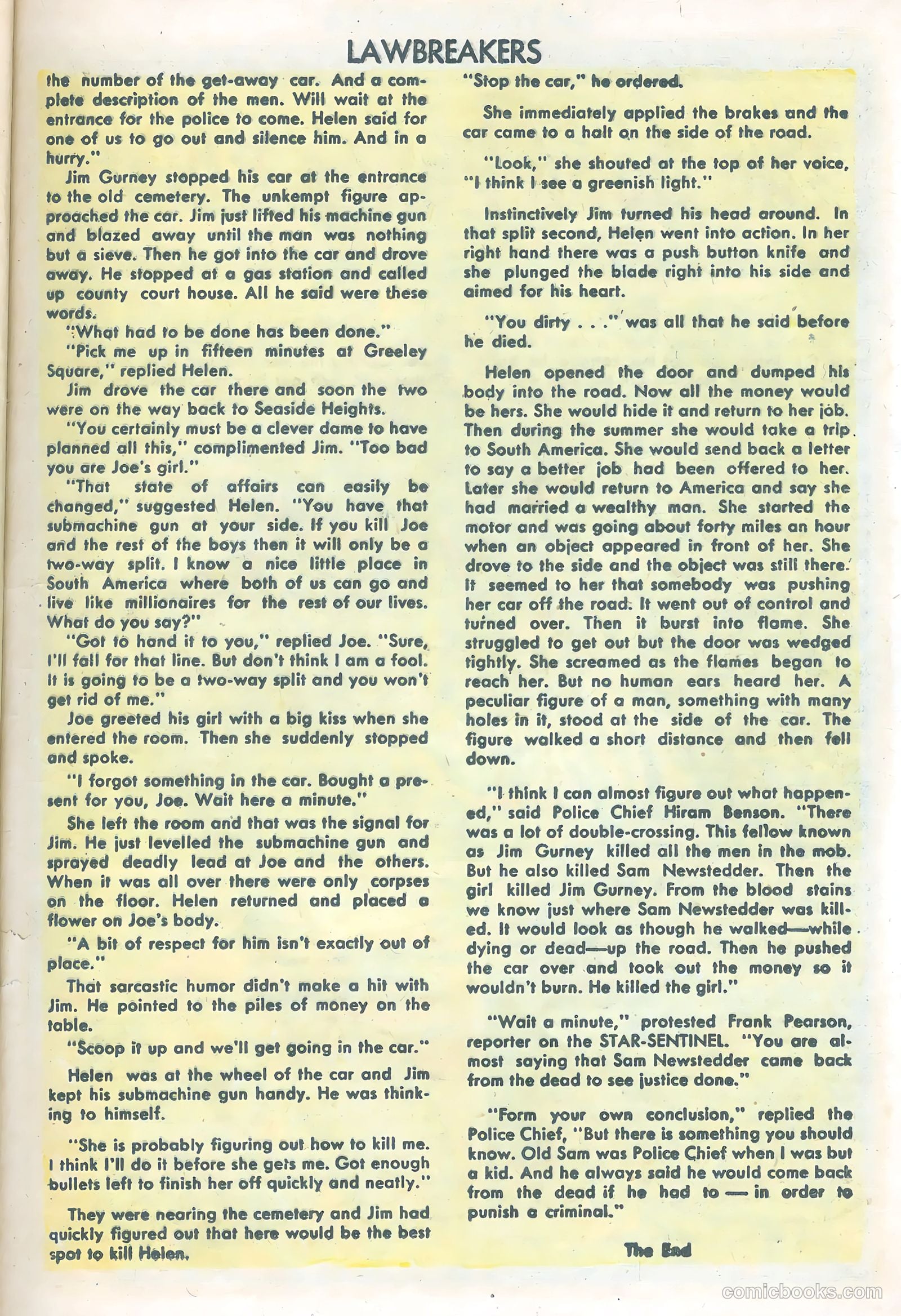 Lawbreakers Suspense Stories #14 — page 17 of 36