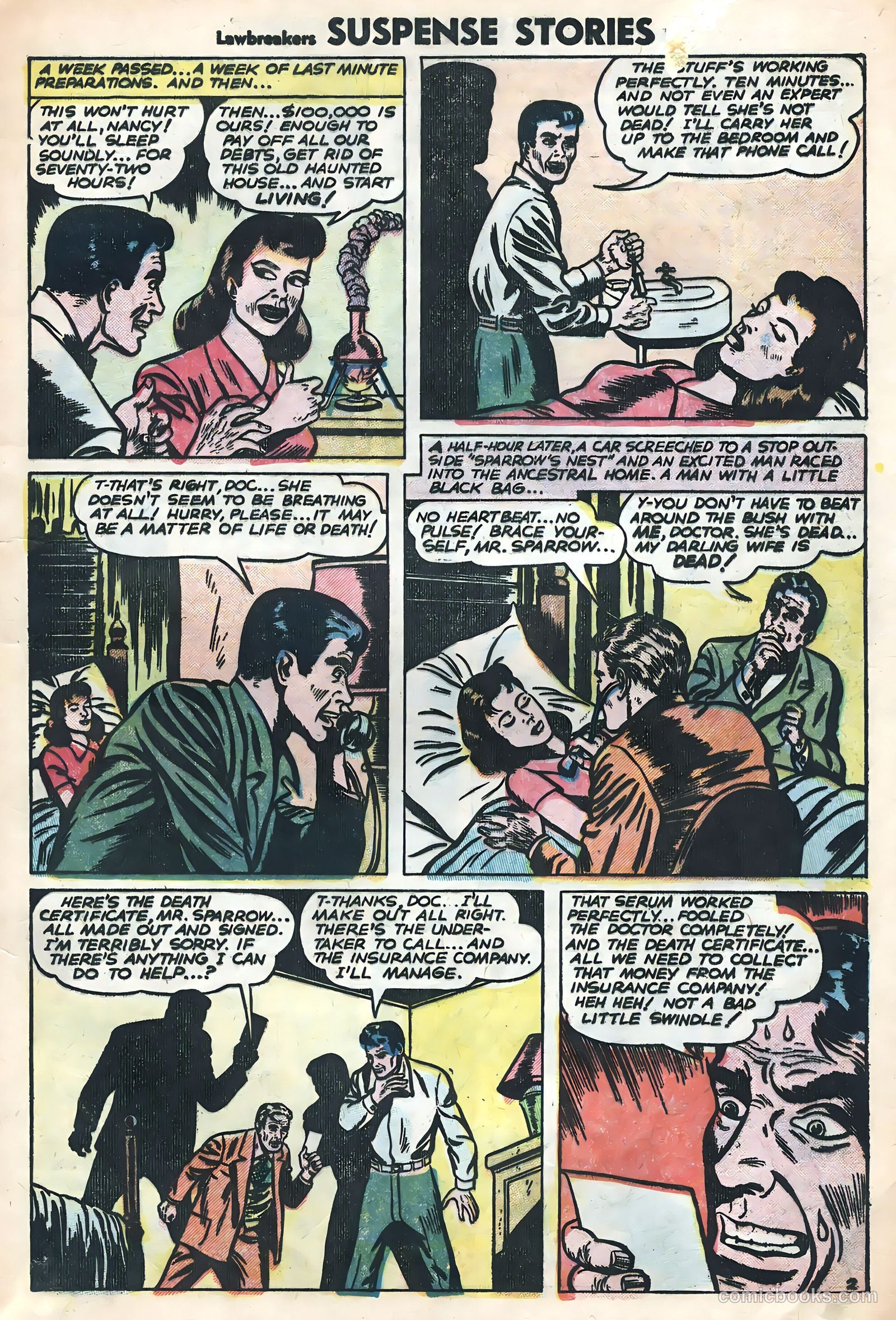 Lawbreakers Suspense Stories #15 — page 9 of 36