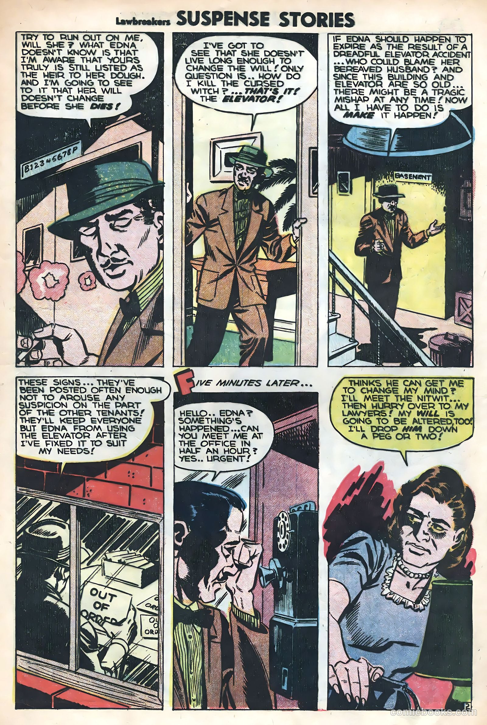 Lawbreakers Suspense Stories #15 — page 21 of 36