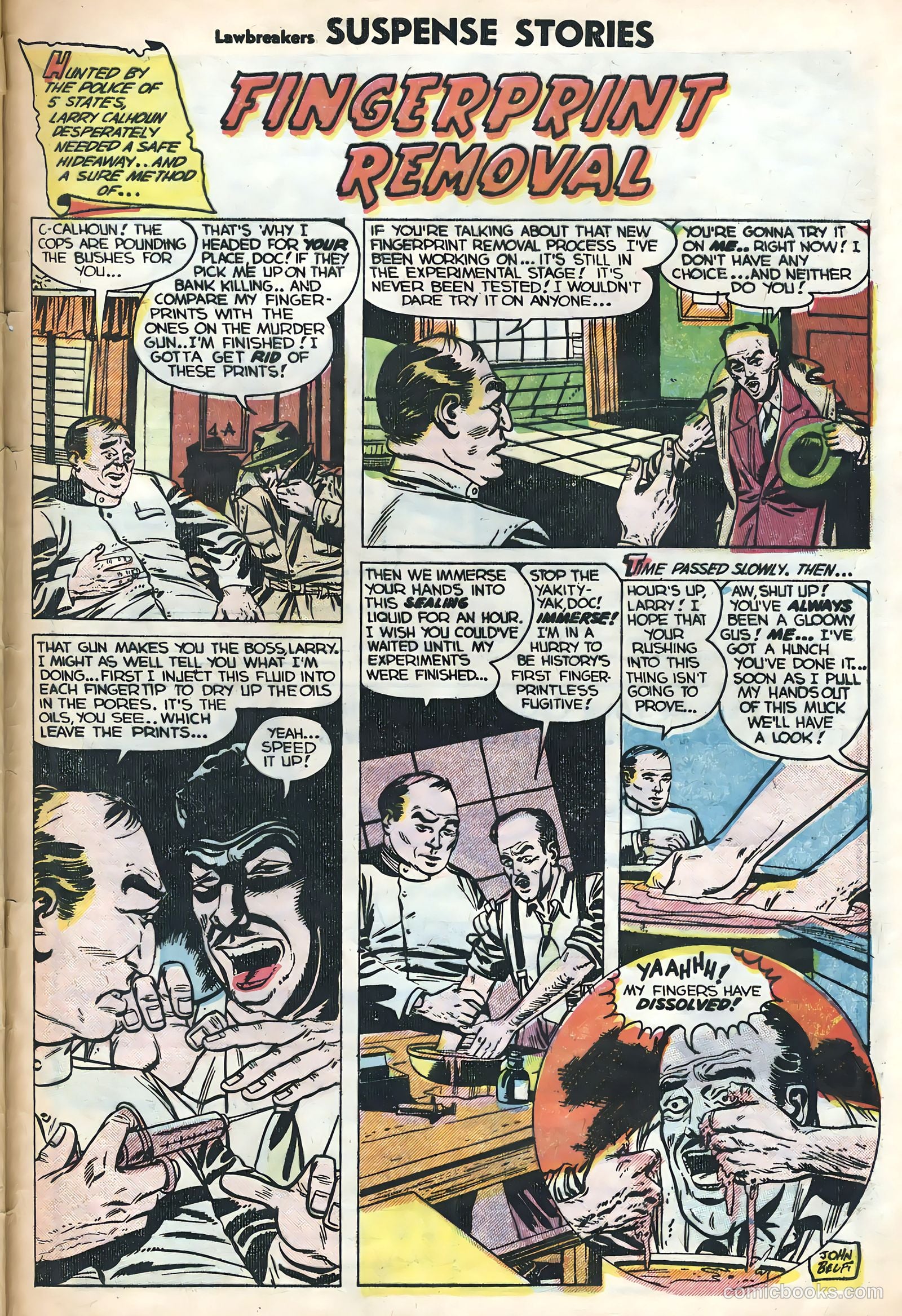 Lawbreakers Suspense Stories #15 — page 33 of 36