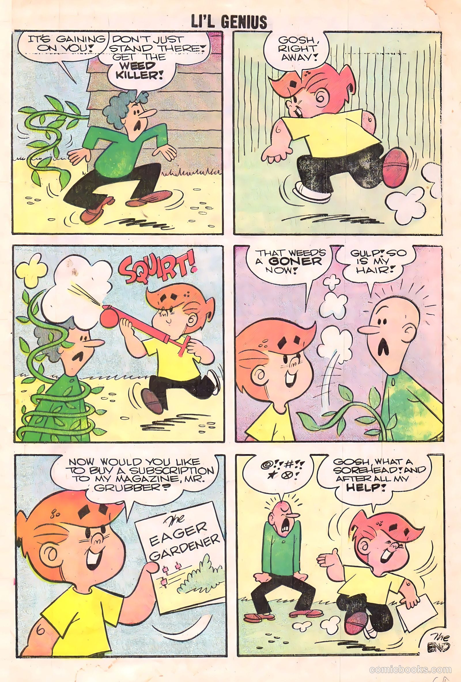 Li'l Genius #19 — page 33 of 36