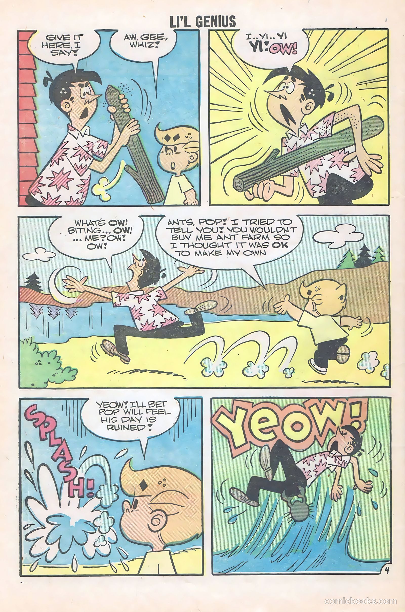 Li'l Genius #3 — page 32 of 36