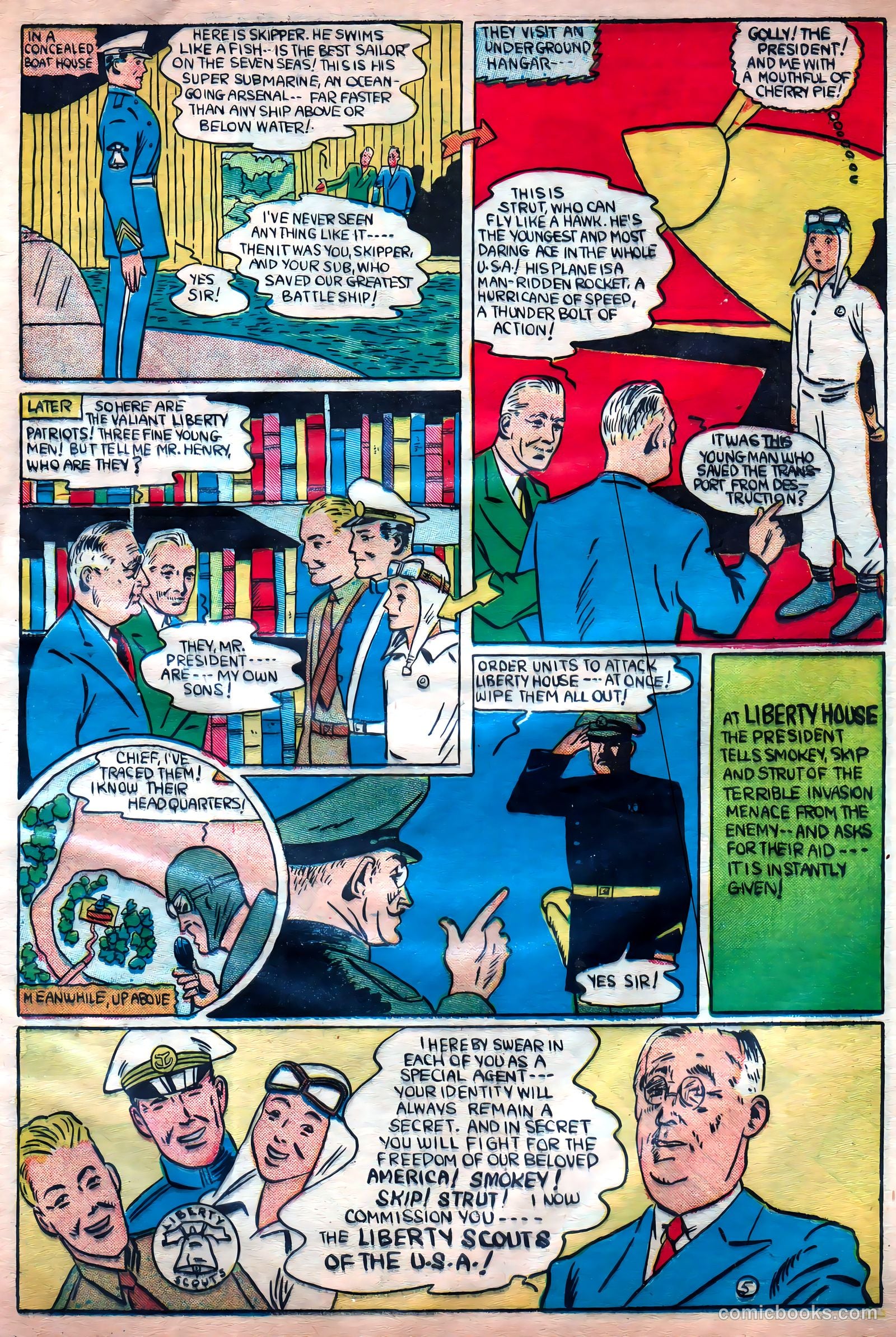 Liberty Scouts Comics #2 — page 8 of 69