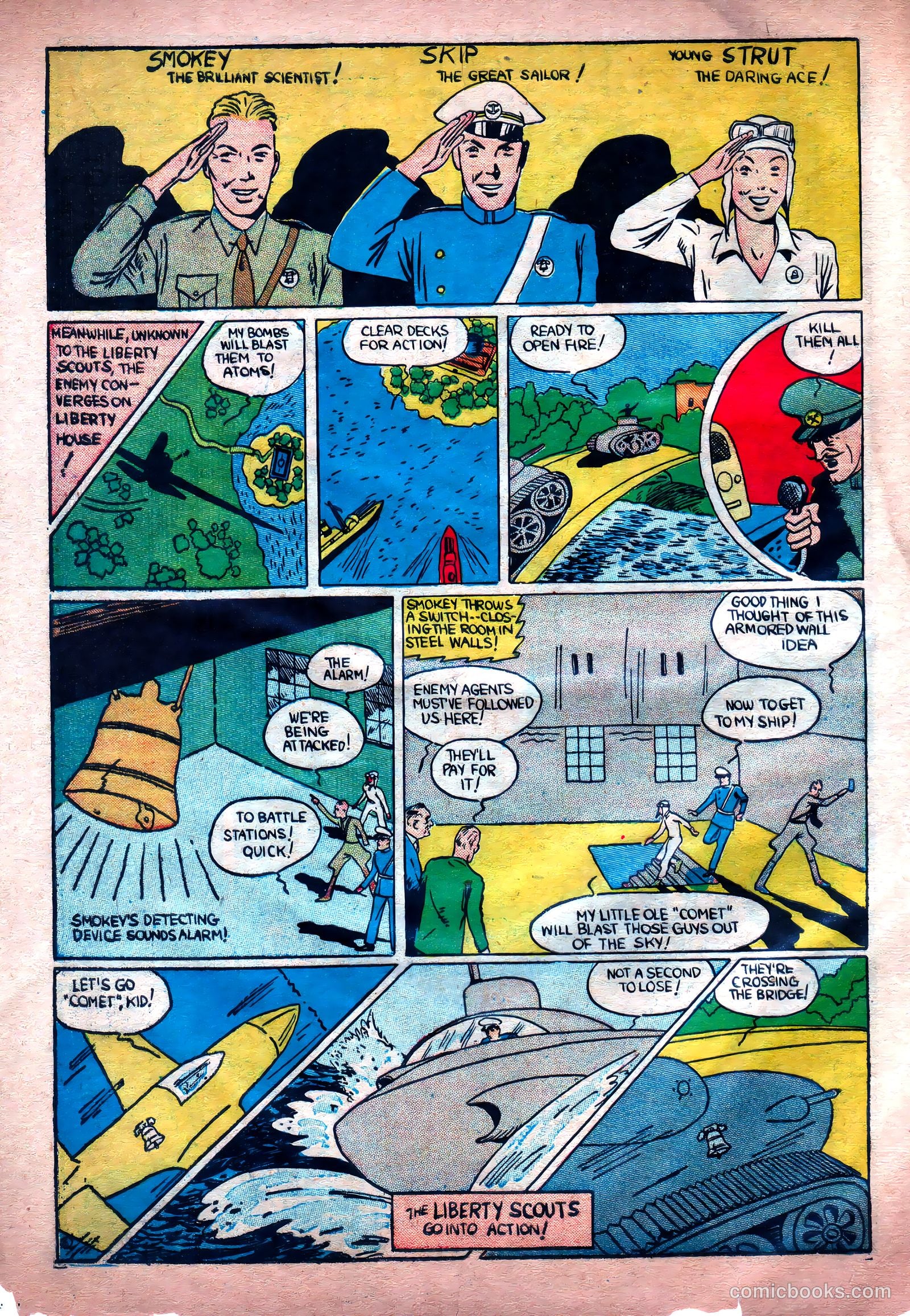Liberty Scouts Comics #2 — page 9 of 69