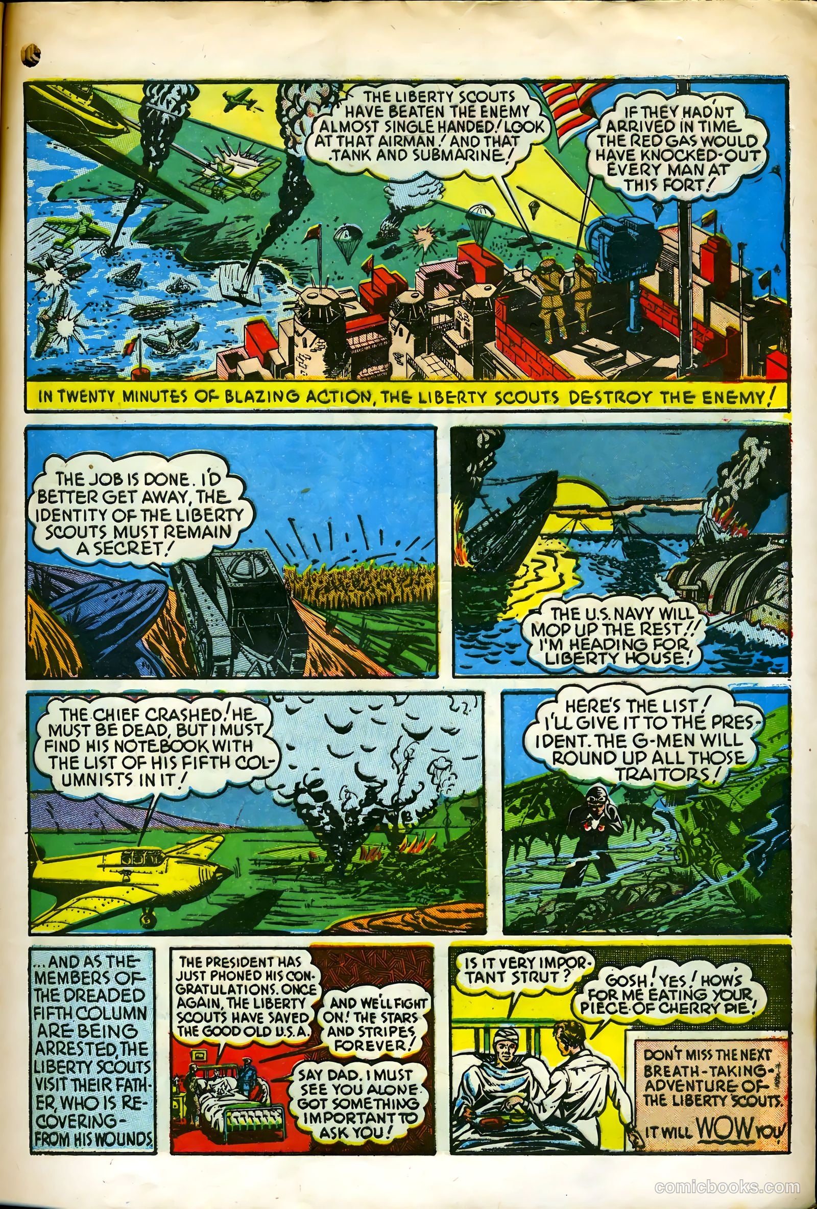 Liberty Scouts Comics #3 — page 17 of 68