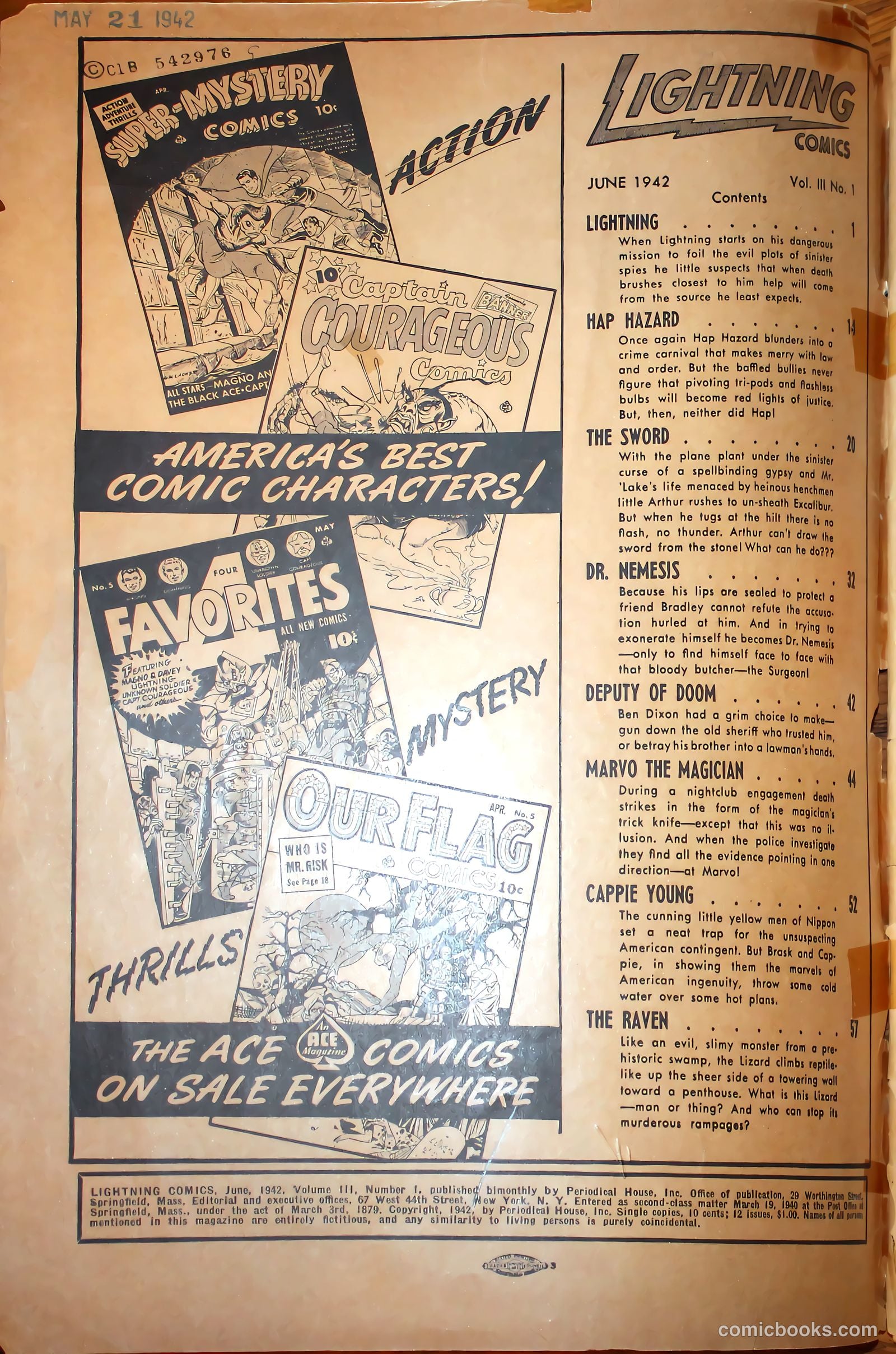 Lightning Comics #1 — page 2 of 66