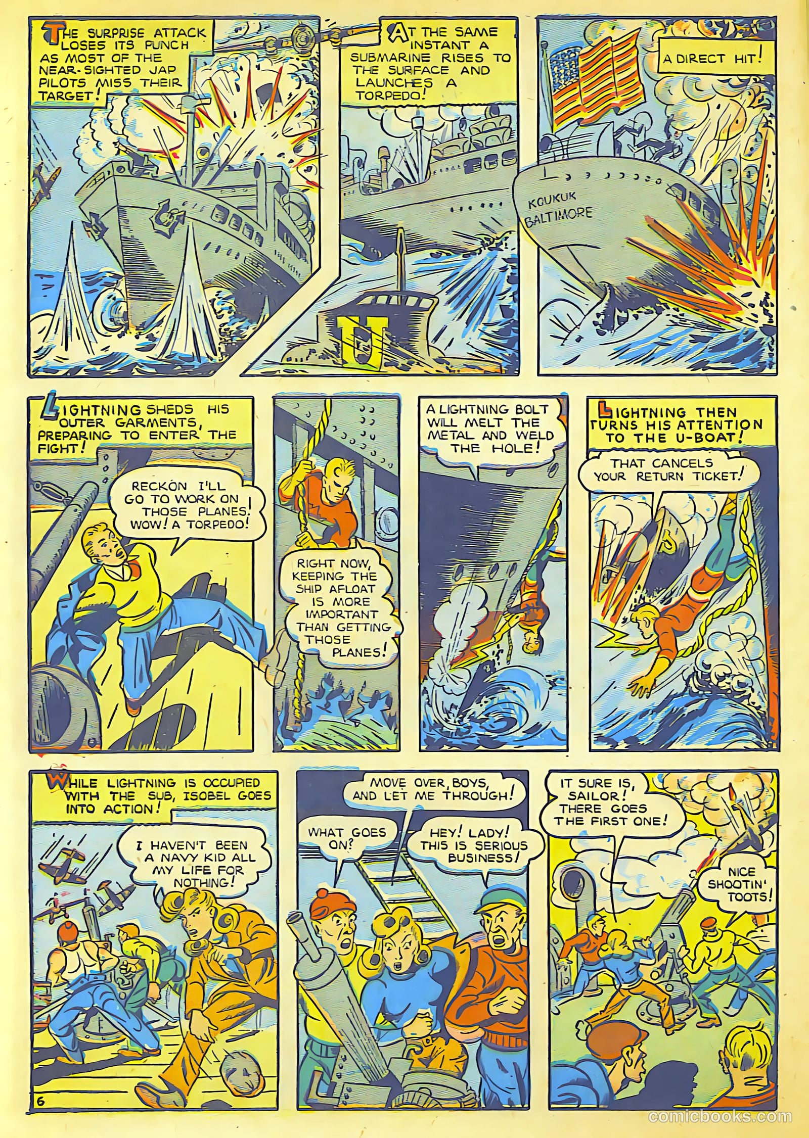 Lightning Comics #1 — page 8 of 66