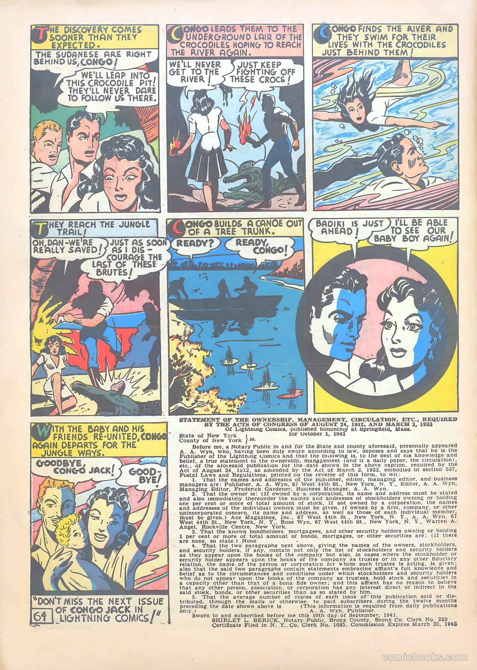 Lightning Comics #5 — page 69 of 72