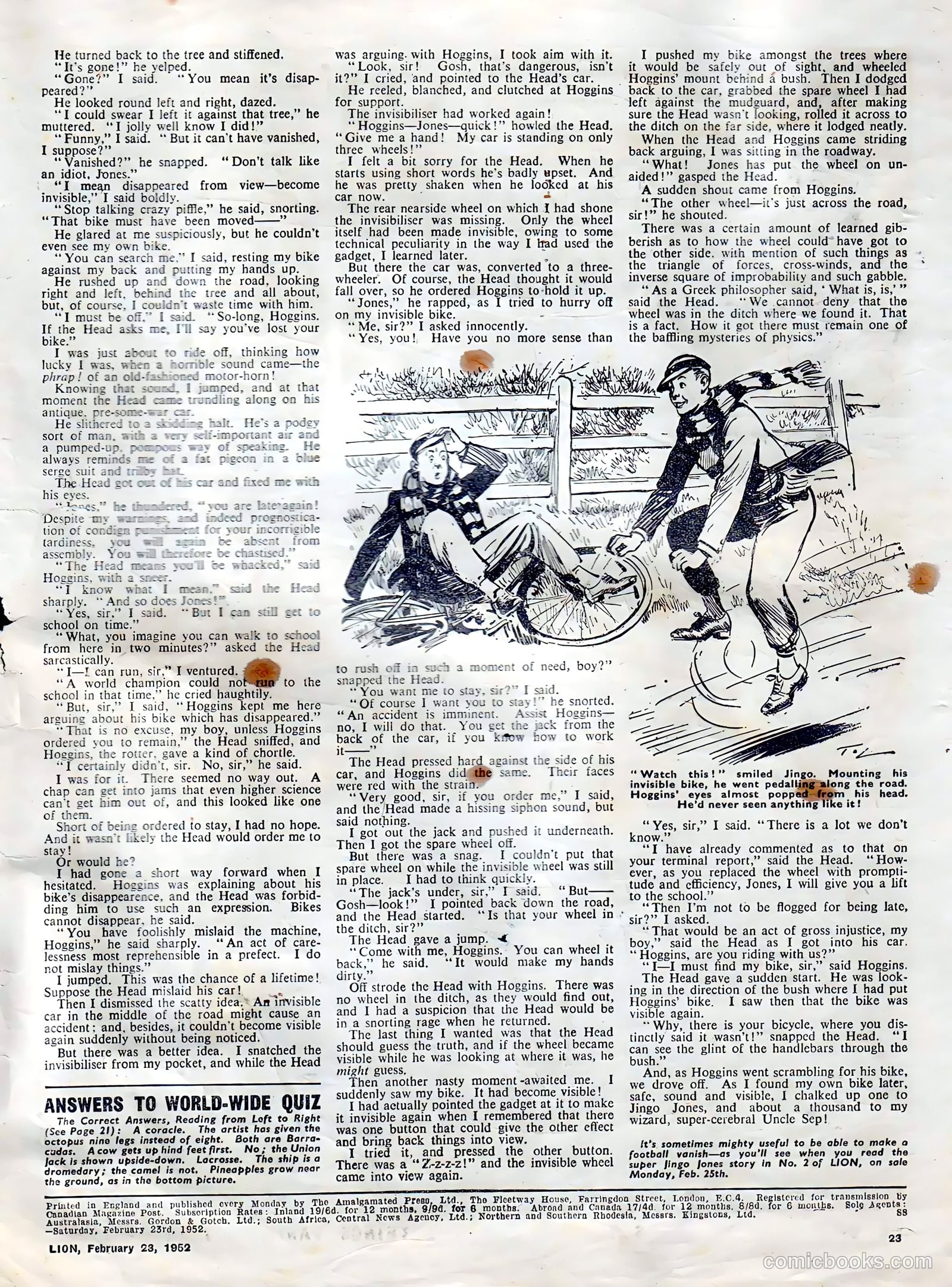 Lion #1 — page 23 of 24