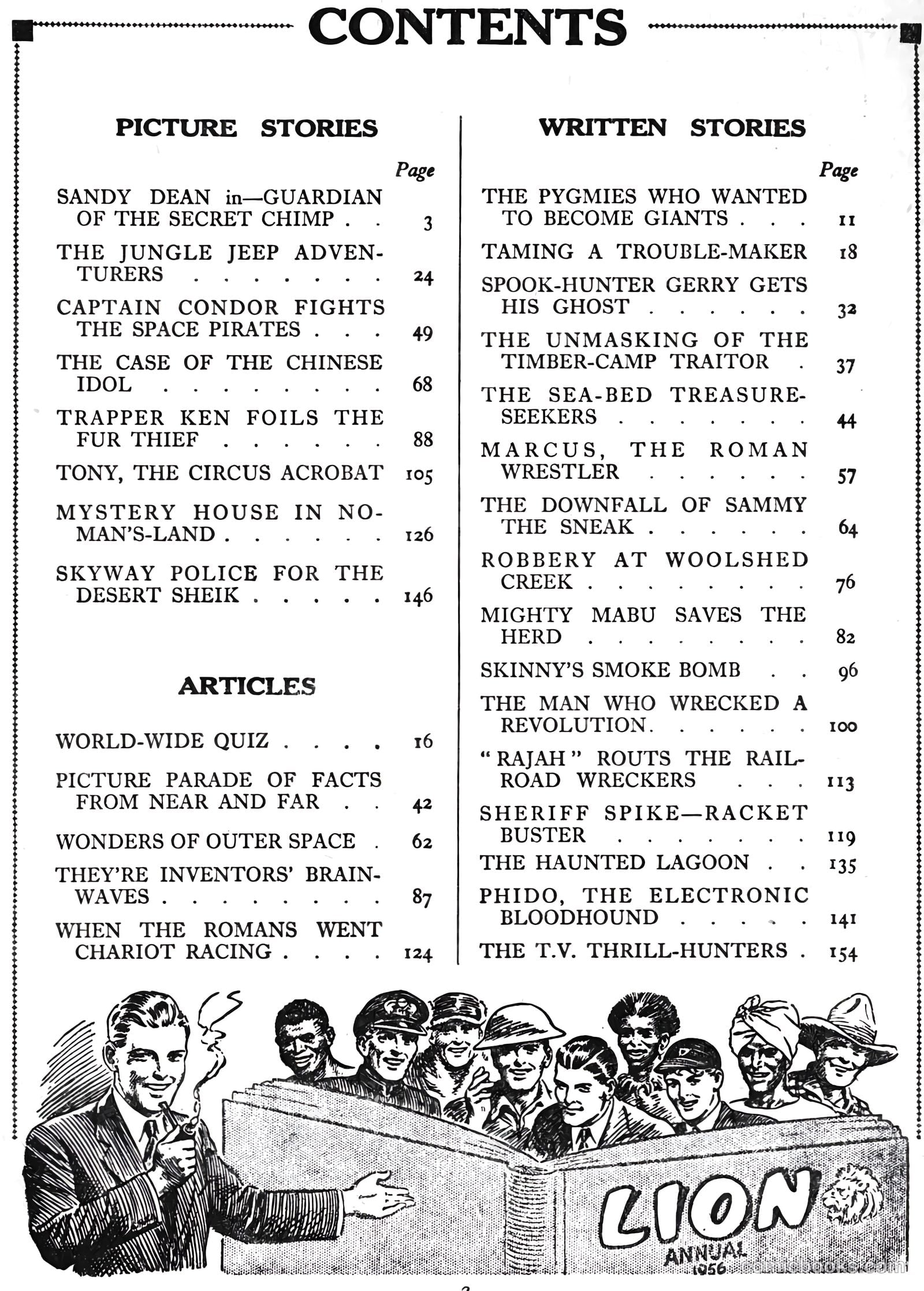 Lion Annual #1956 — page 5 of 161
