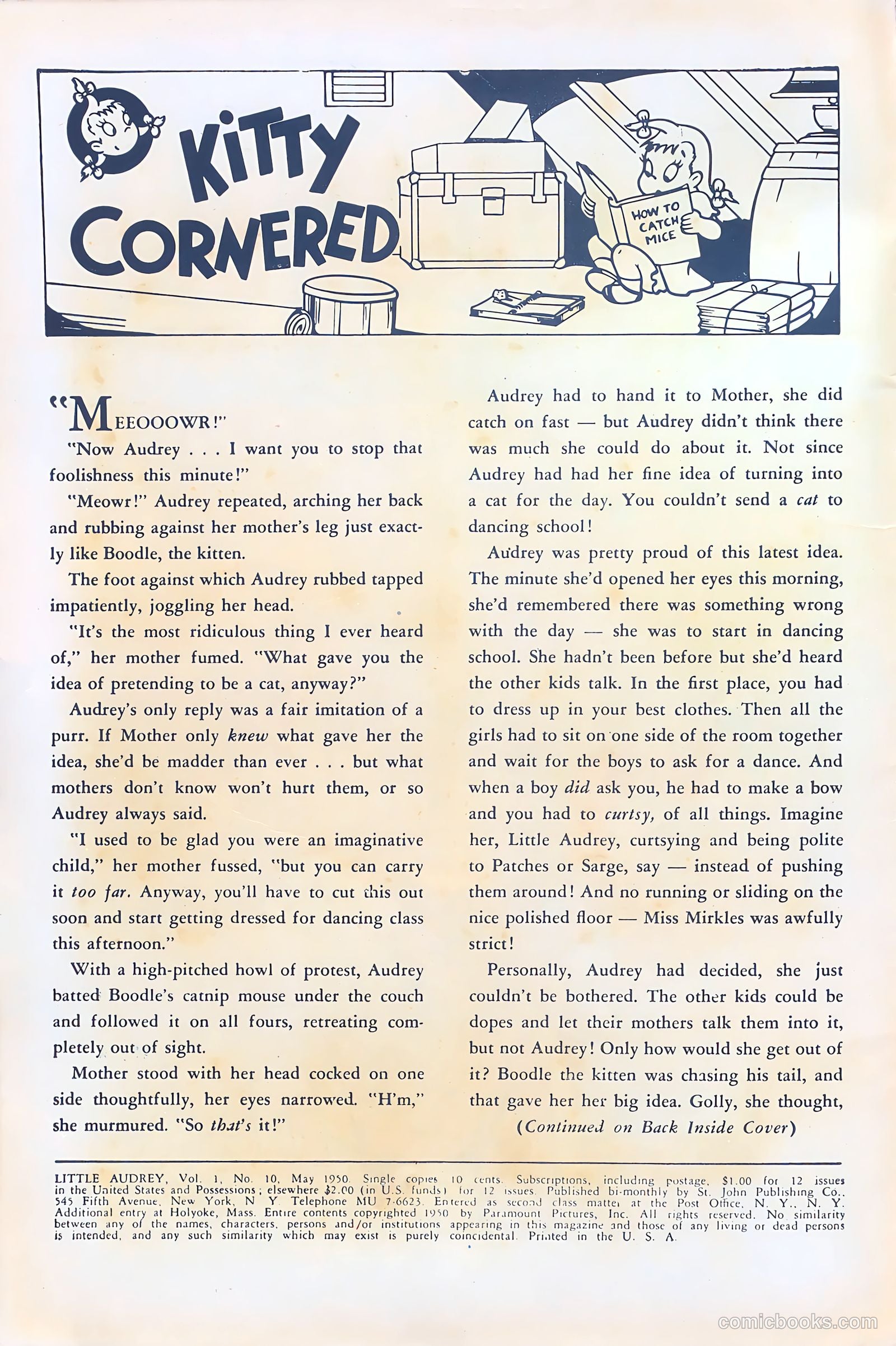 Little Audrey #10 — page 2 of 36