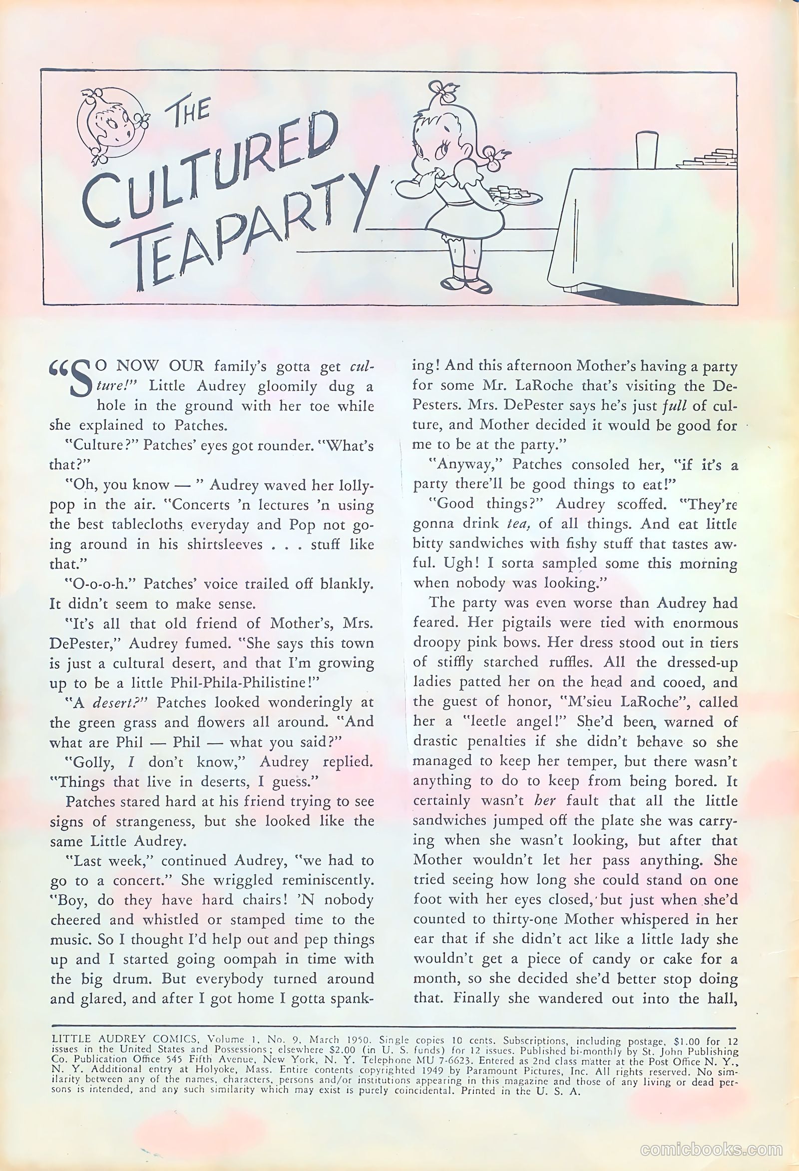 Little Audrey #9 — page 2 of 36
