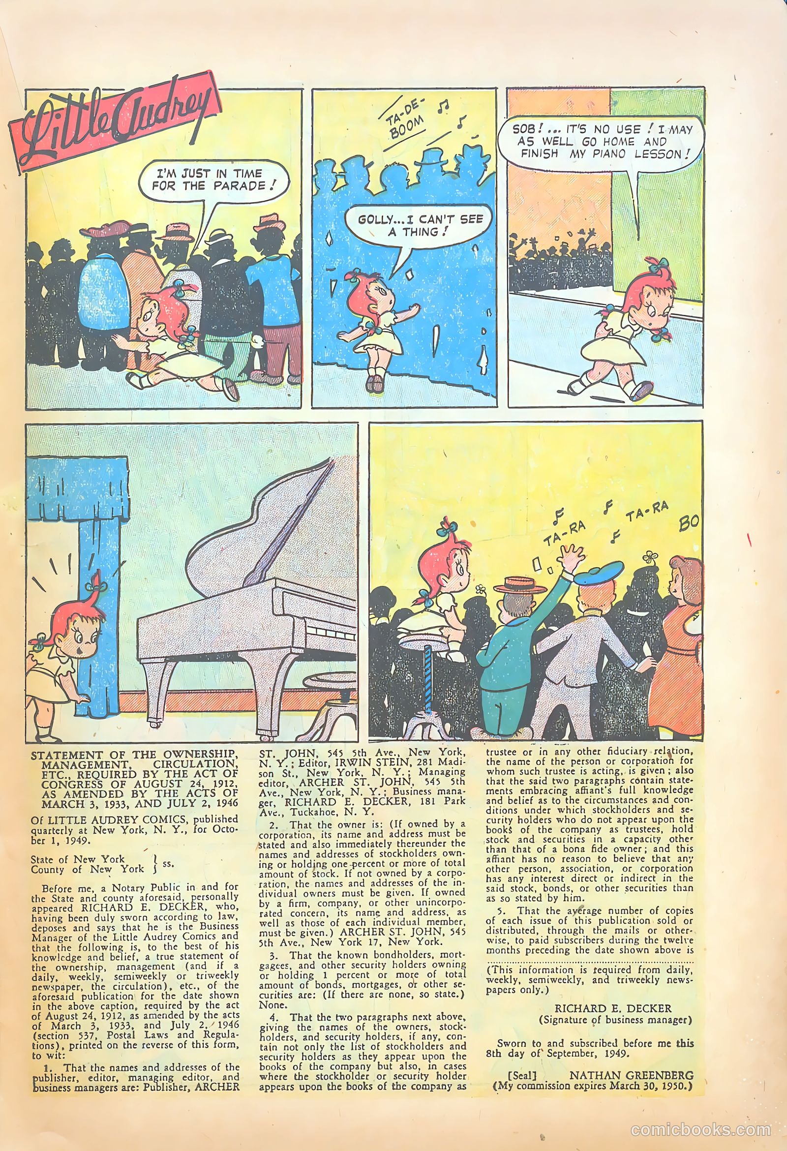 Little Audrey #9 — page 23 of 36