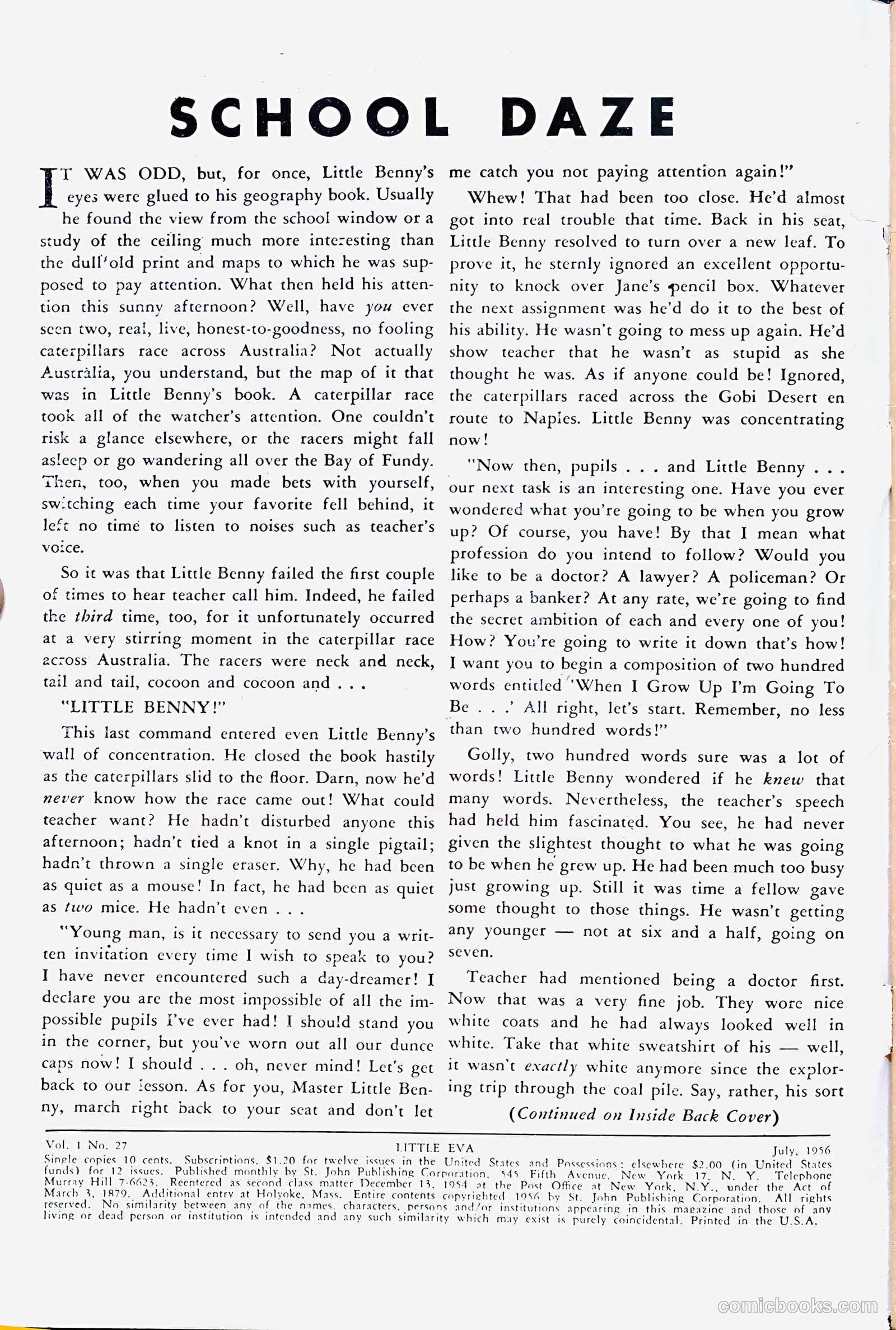 Little Eva #27 — page 2 of 36