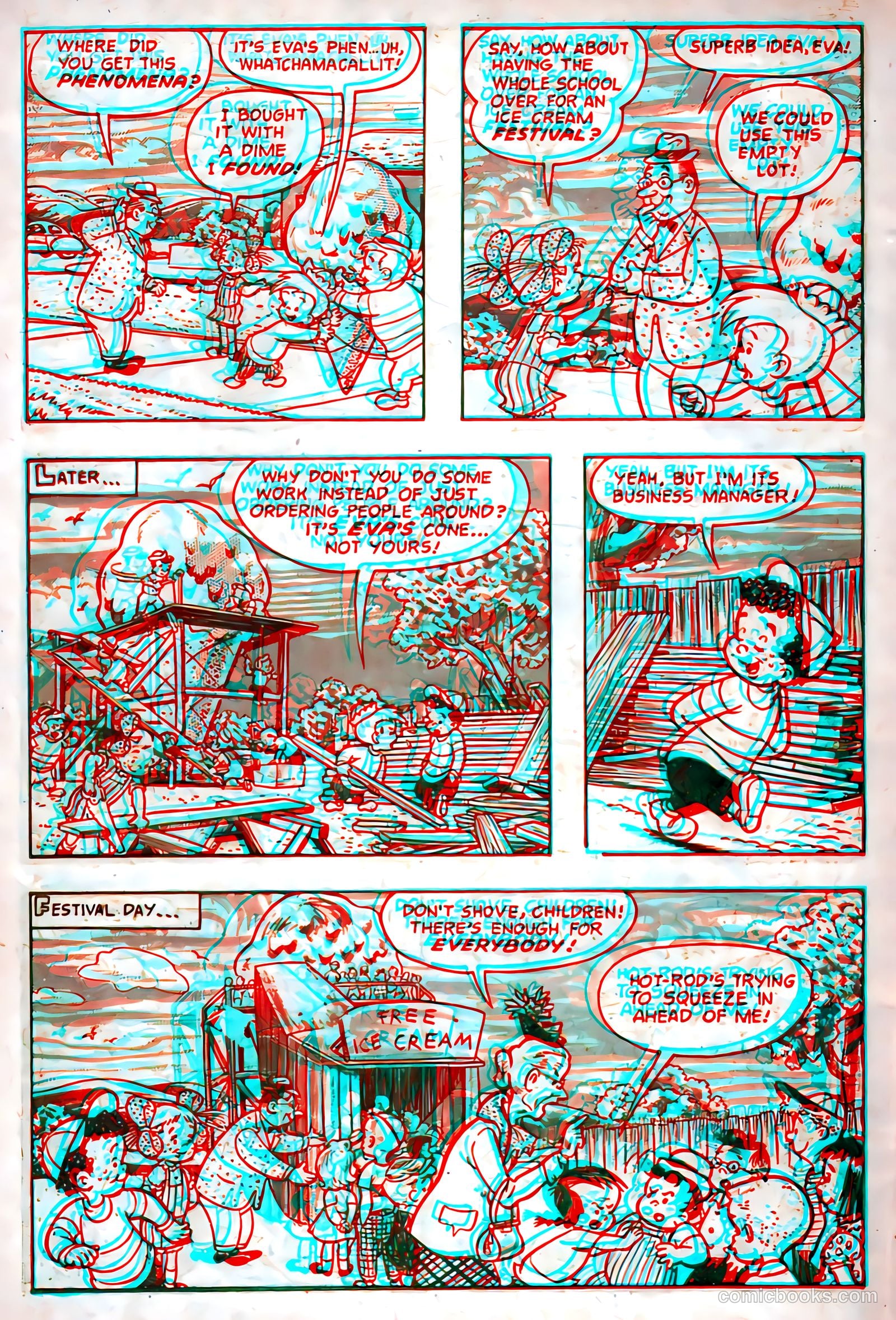 Little Eva 3-D #2 — page 32 of 36