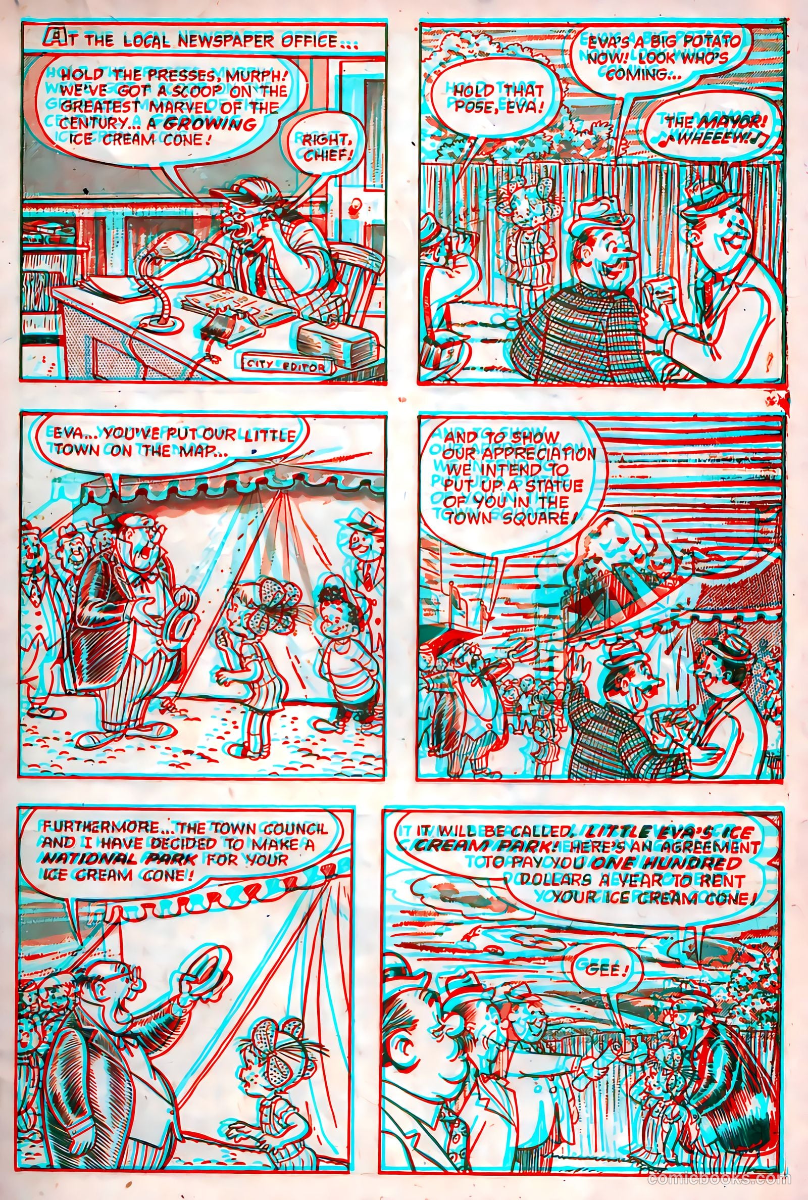 Little Eva 3-D #2 — page 33 of 36