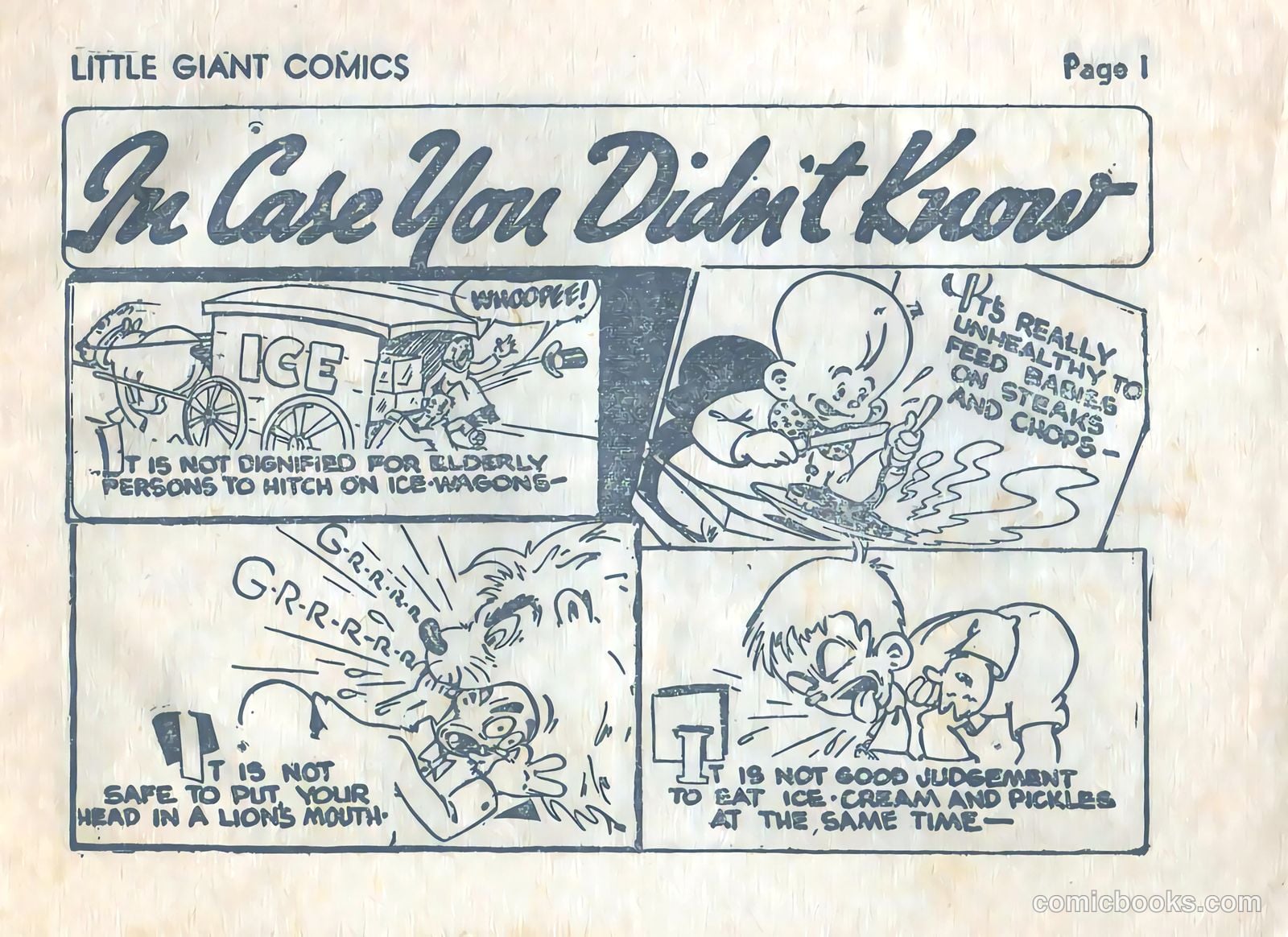Little Giant Comics #3 — page 2 of 132