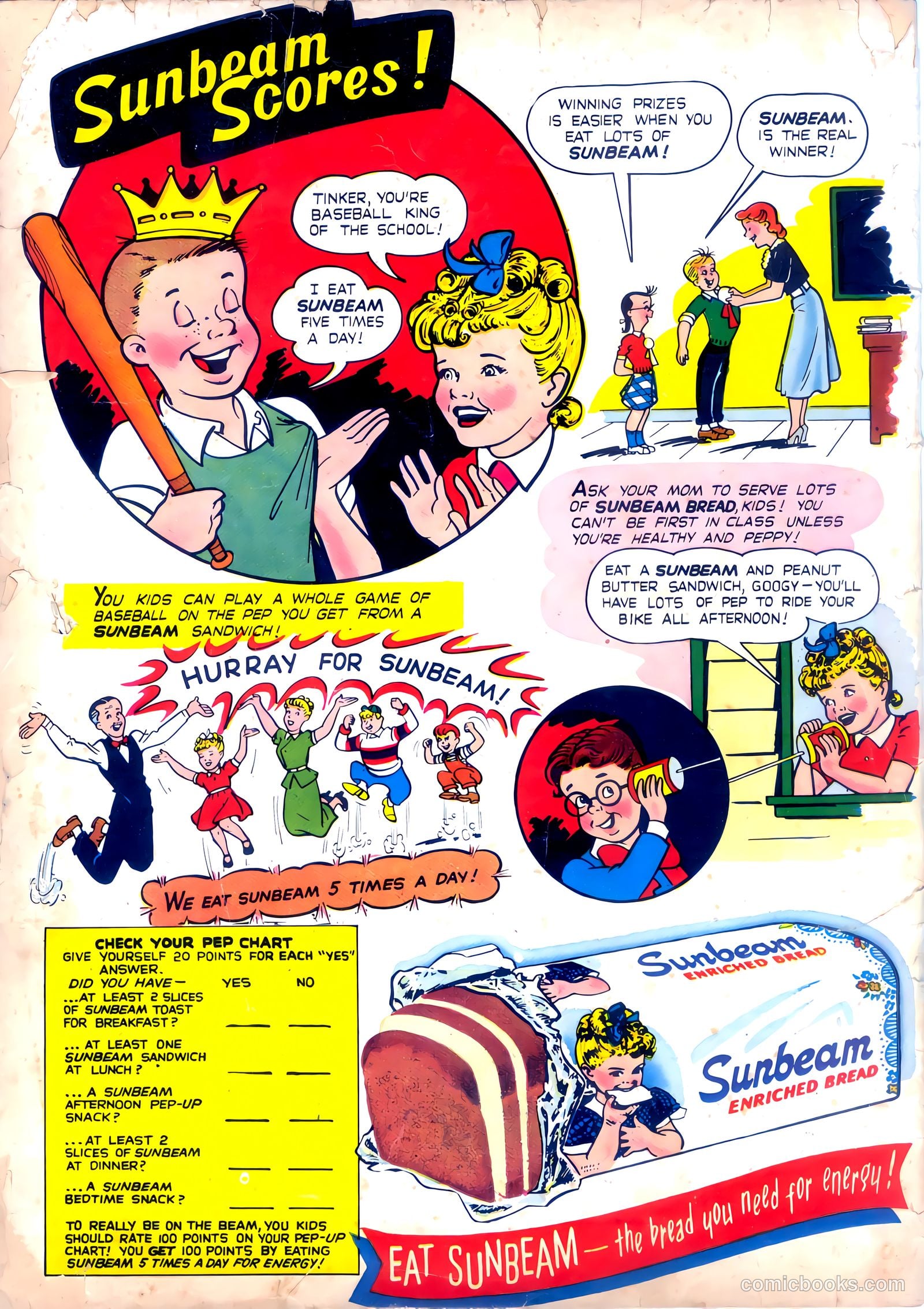 Little Miss Sunbeam Comics #1 — page 36 of 36