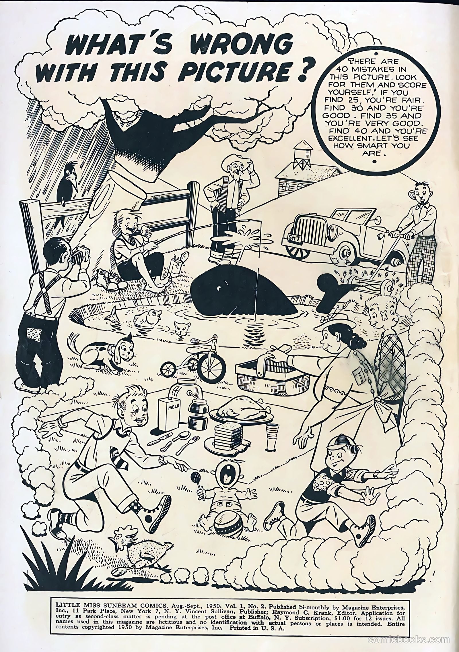 Little Miss Sunbeam Comics #2 — page 2 of 36
