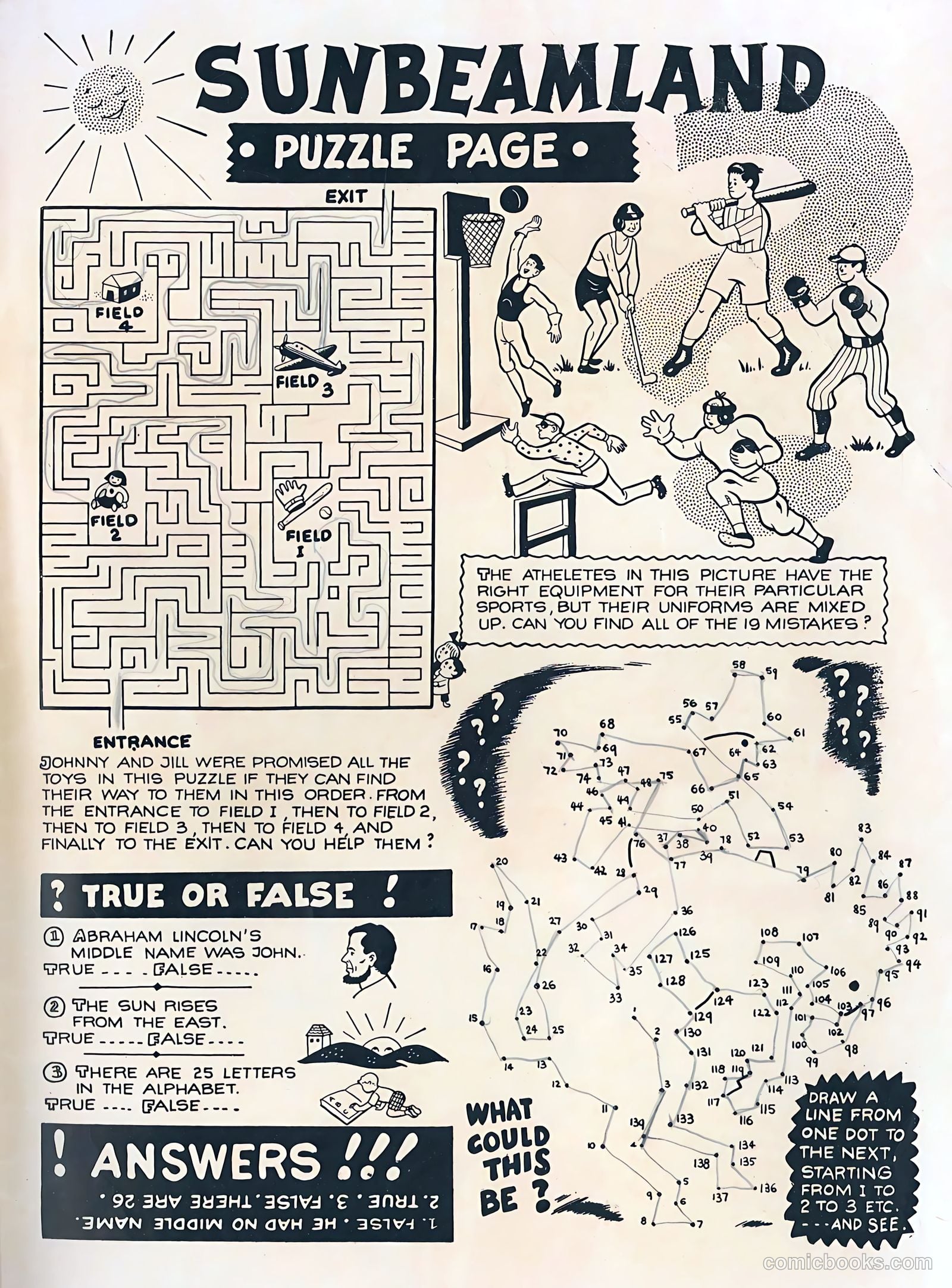 Little Miss Sunbeam Comics #2 — page 35 of 36