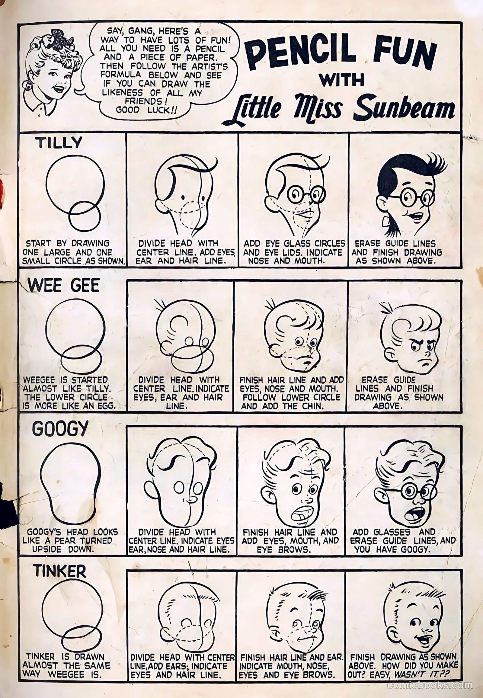 Little Miss Sunbeam Comics #4 — page 33 of 34