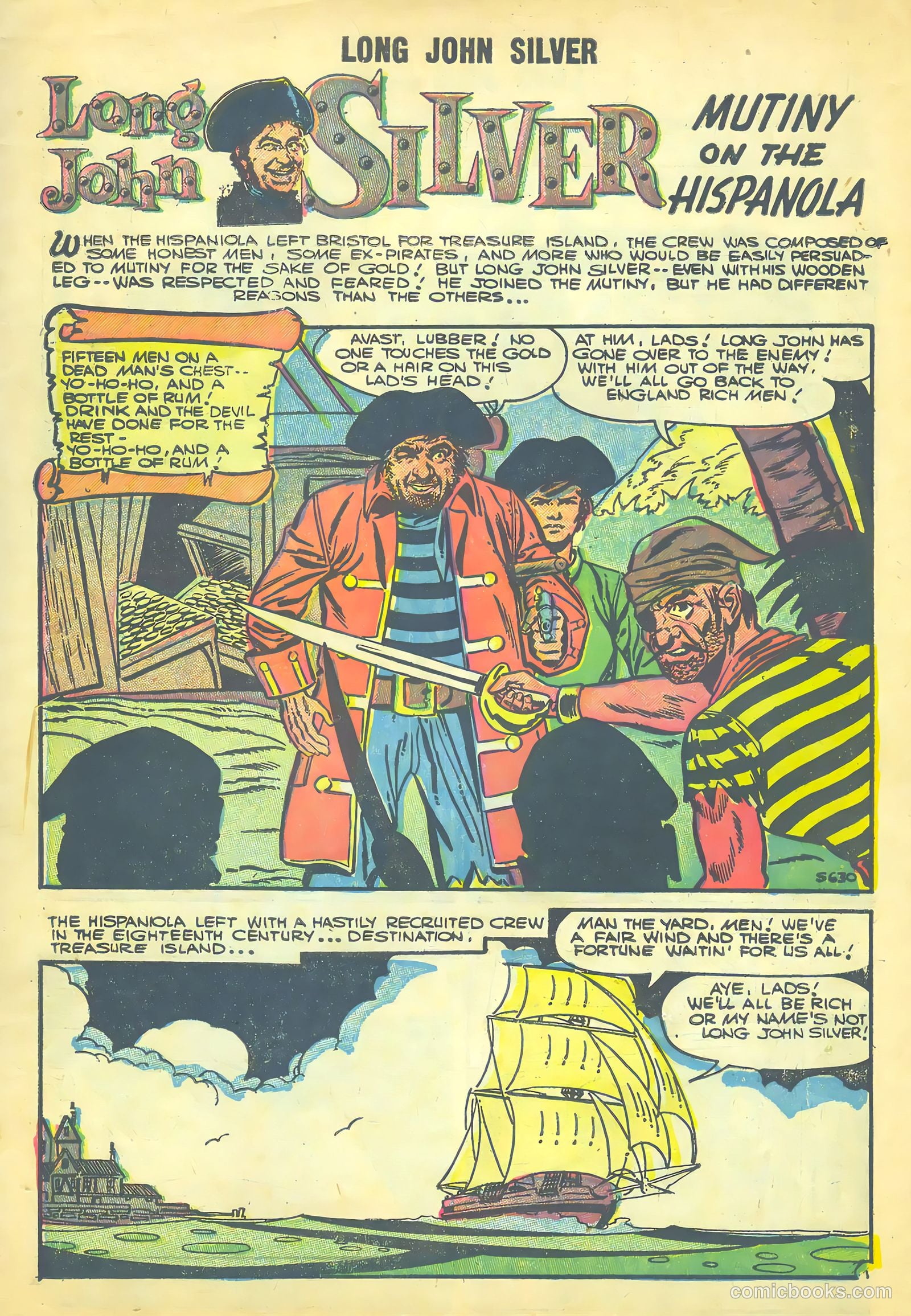 Long John Silver & the Pirates #30 — page 3 of 36