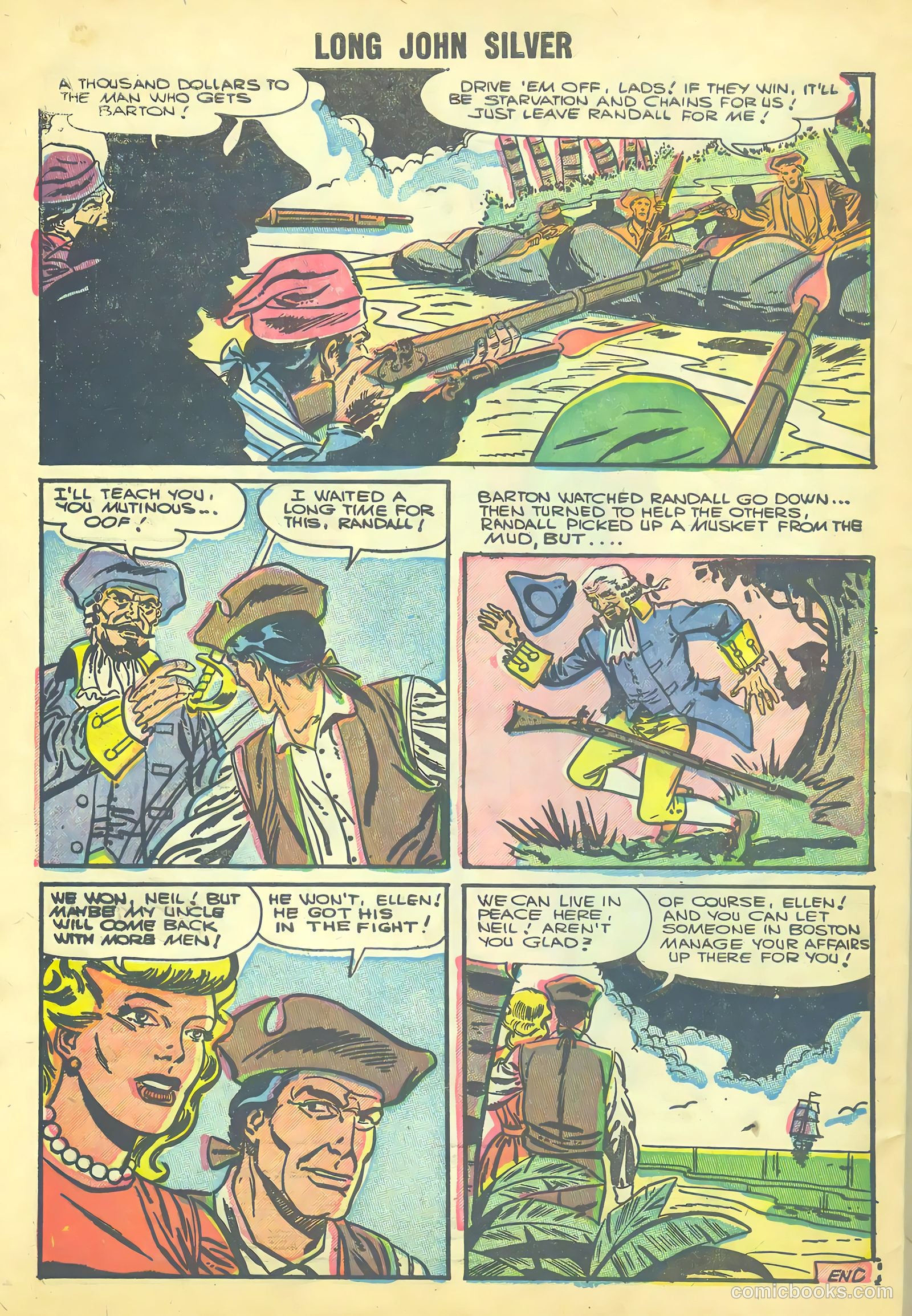 Long John Silver & the Pirates #30 — page 32 of 36