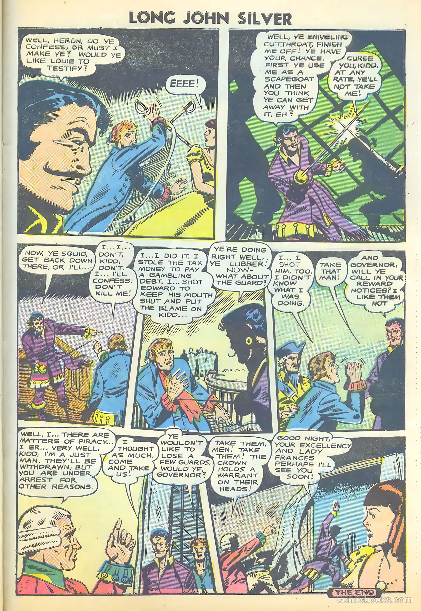 Long John Silver & the Pirates #31 — page 33 of 36