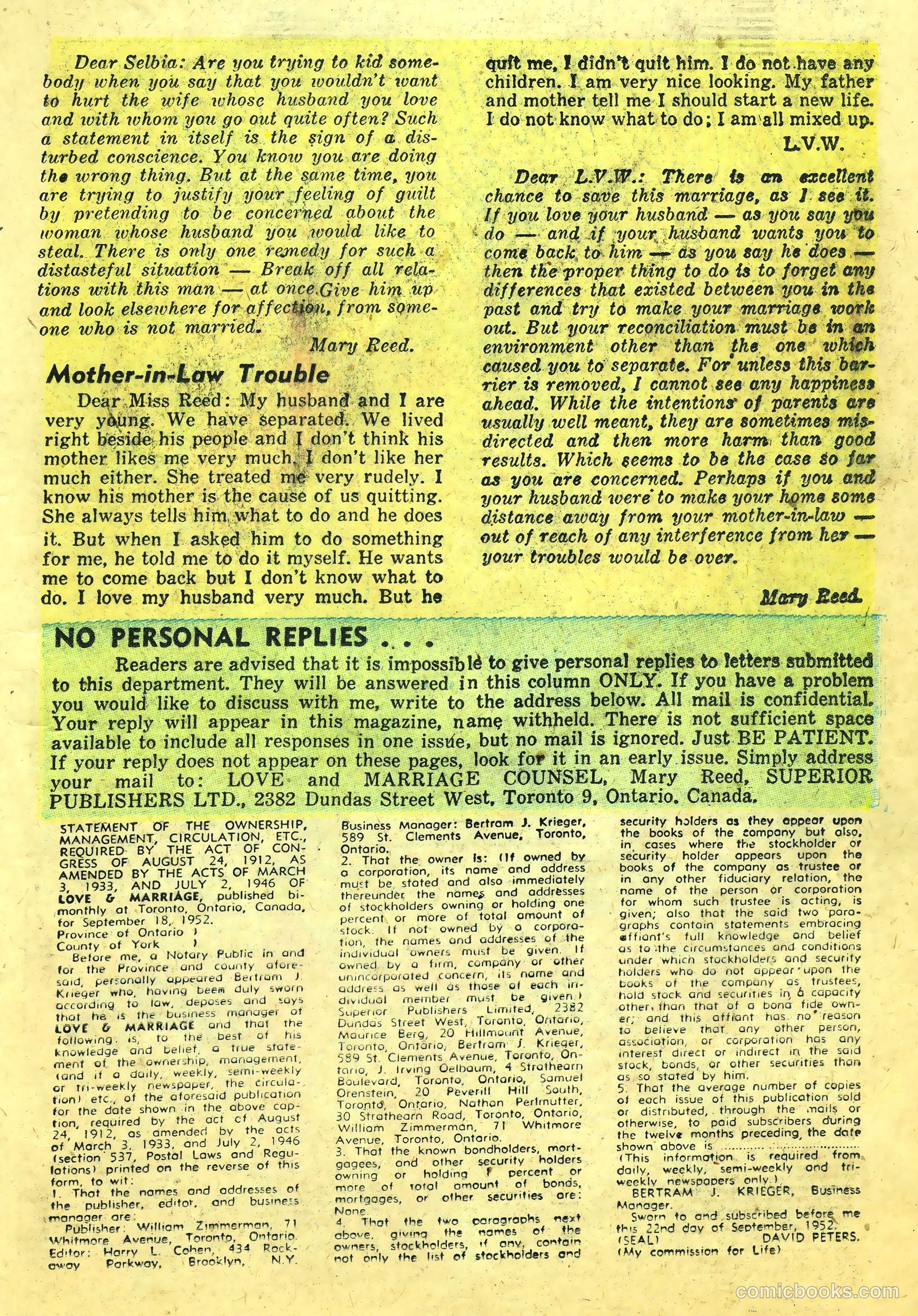 Love and Marriage #7 — page 19 of 36