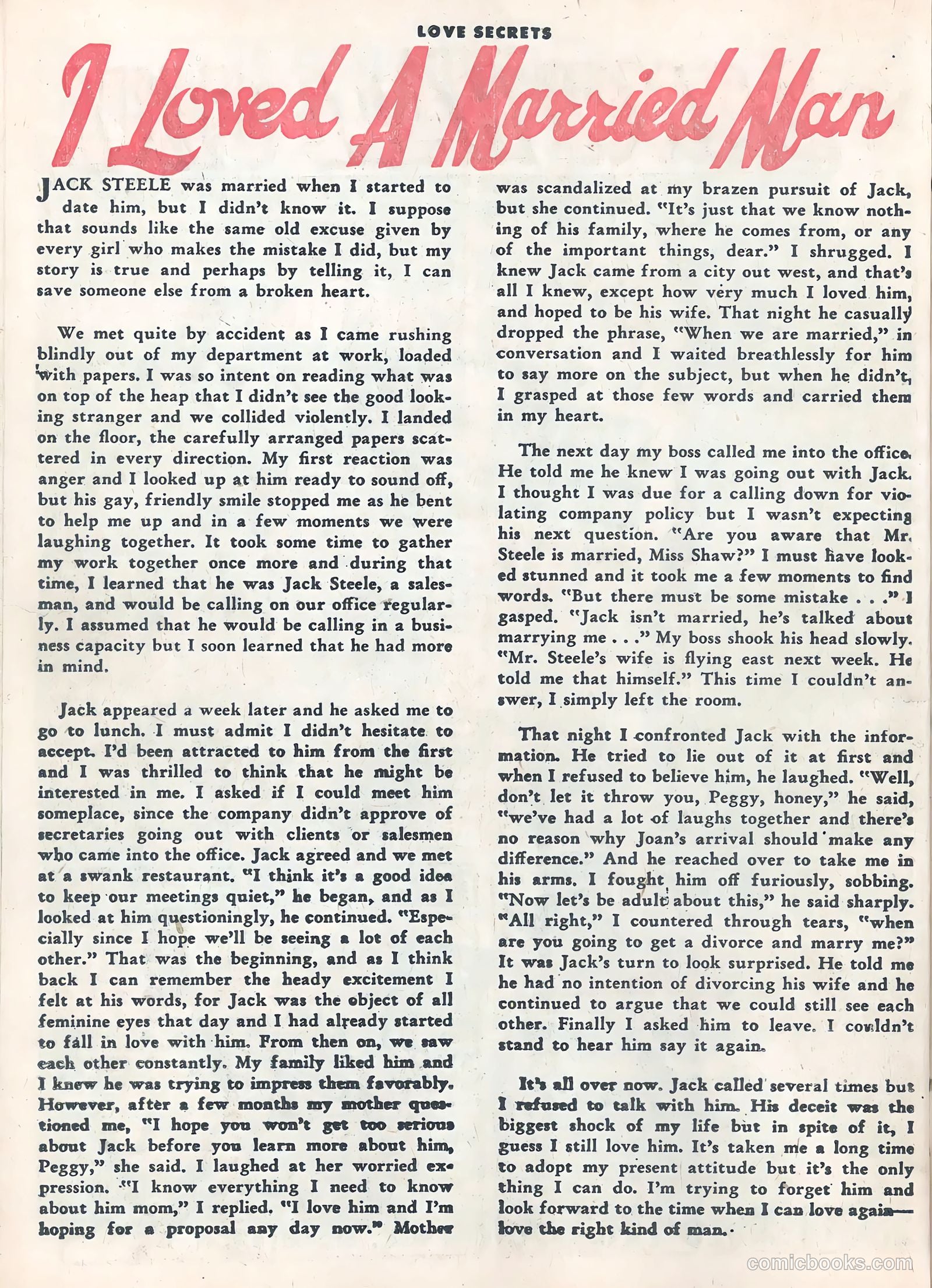 Love Secrets #33 — page 26 of 37