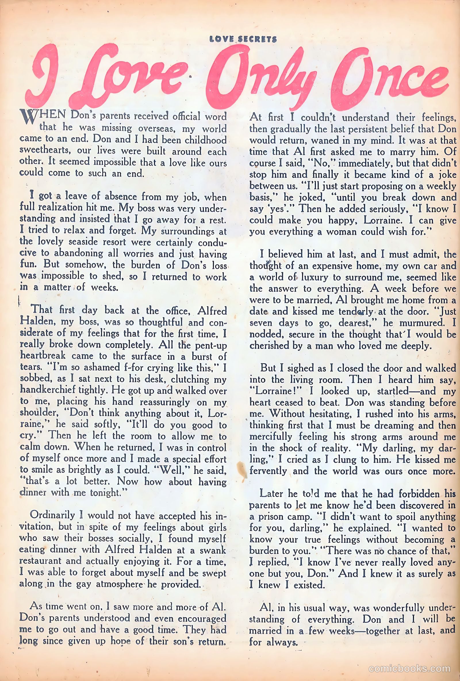 Love Secrets #42 — page 26 of 36