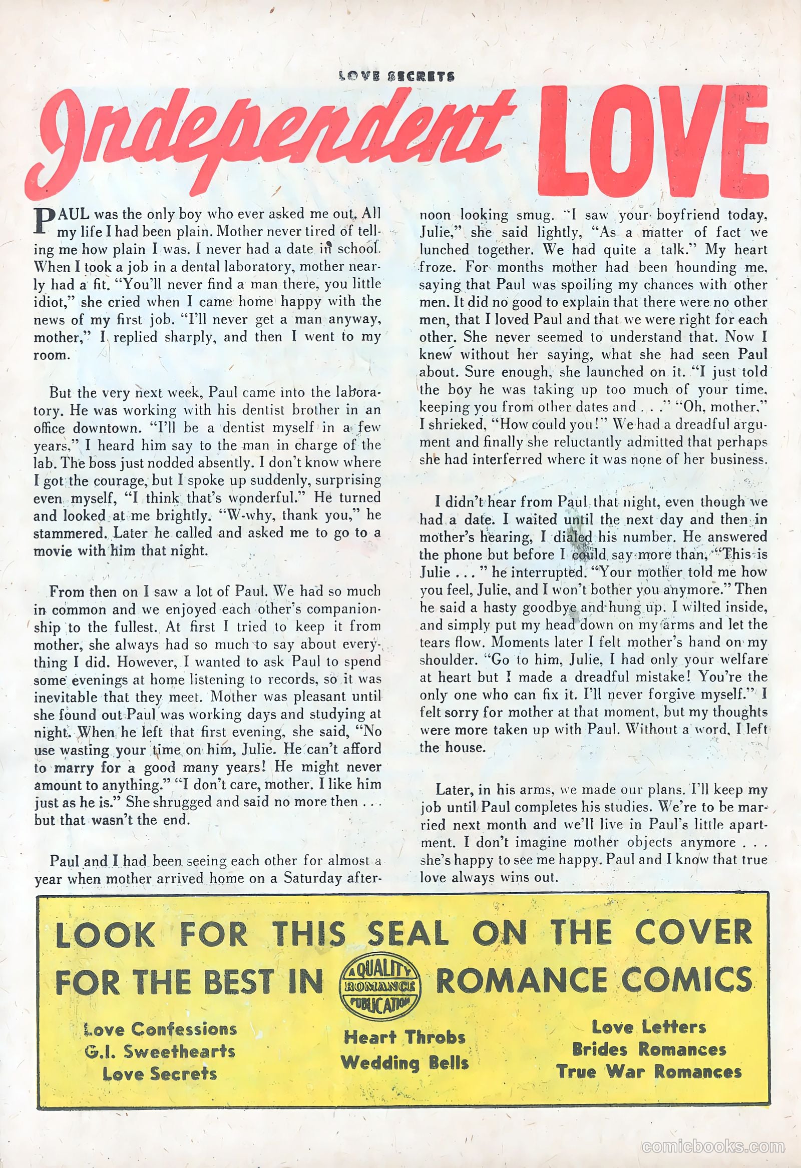 Love Secrets #46 — page 26 of 36