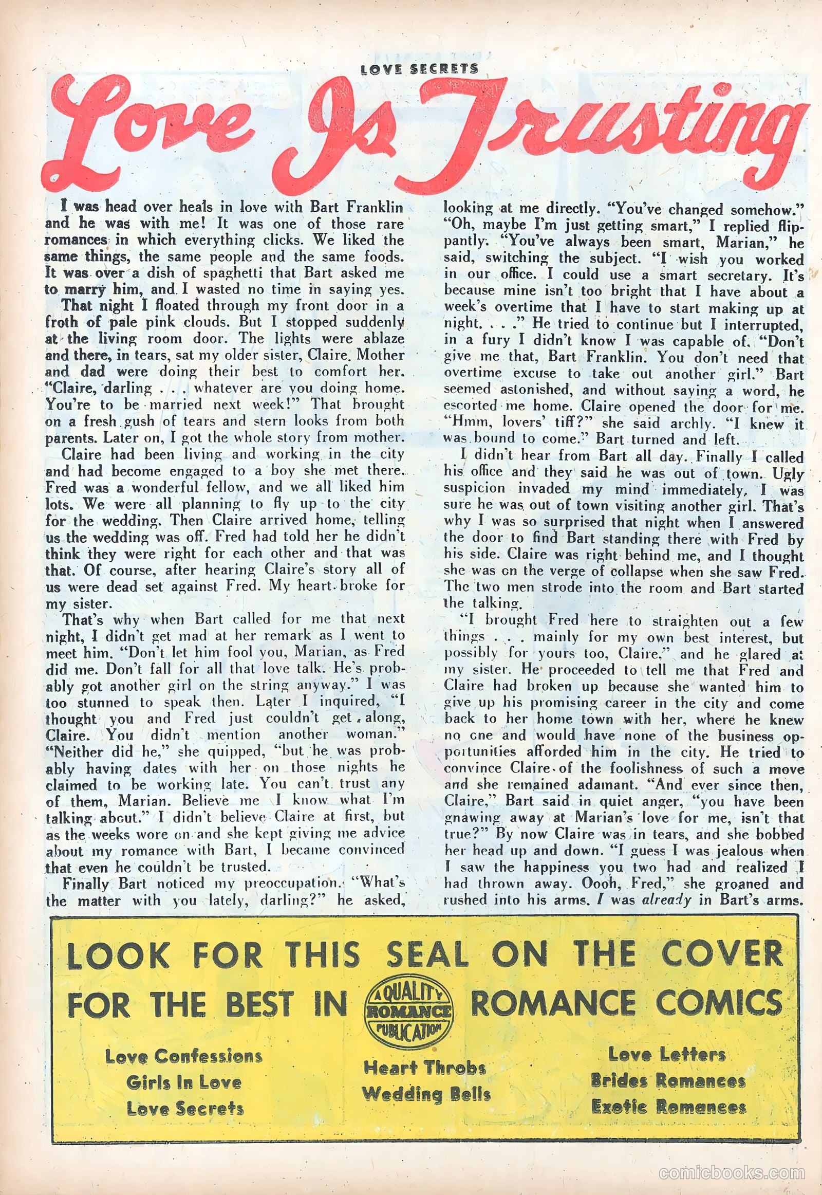 Love Secrets #47 — page 26 of 36