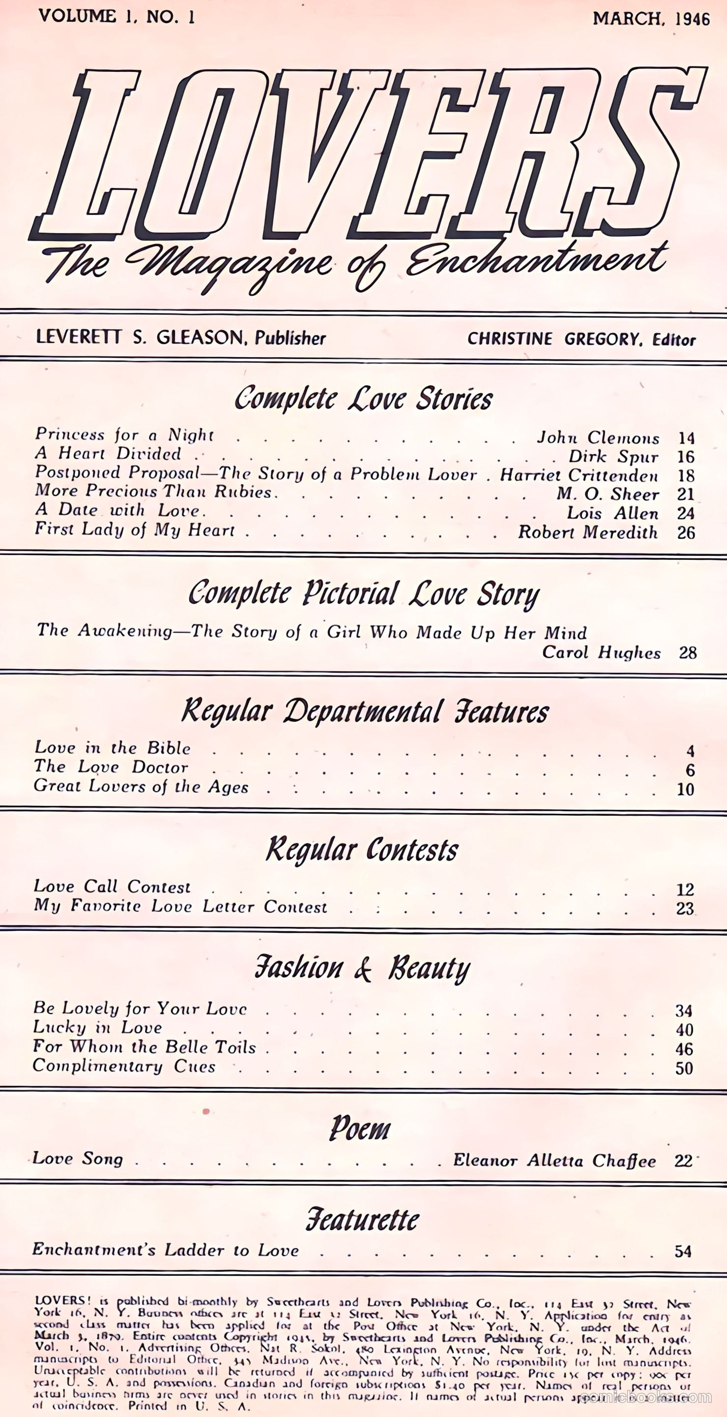 Lovers #1 — page 2 of 6
