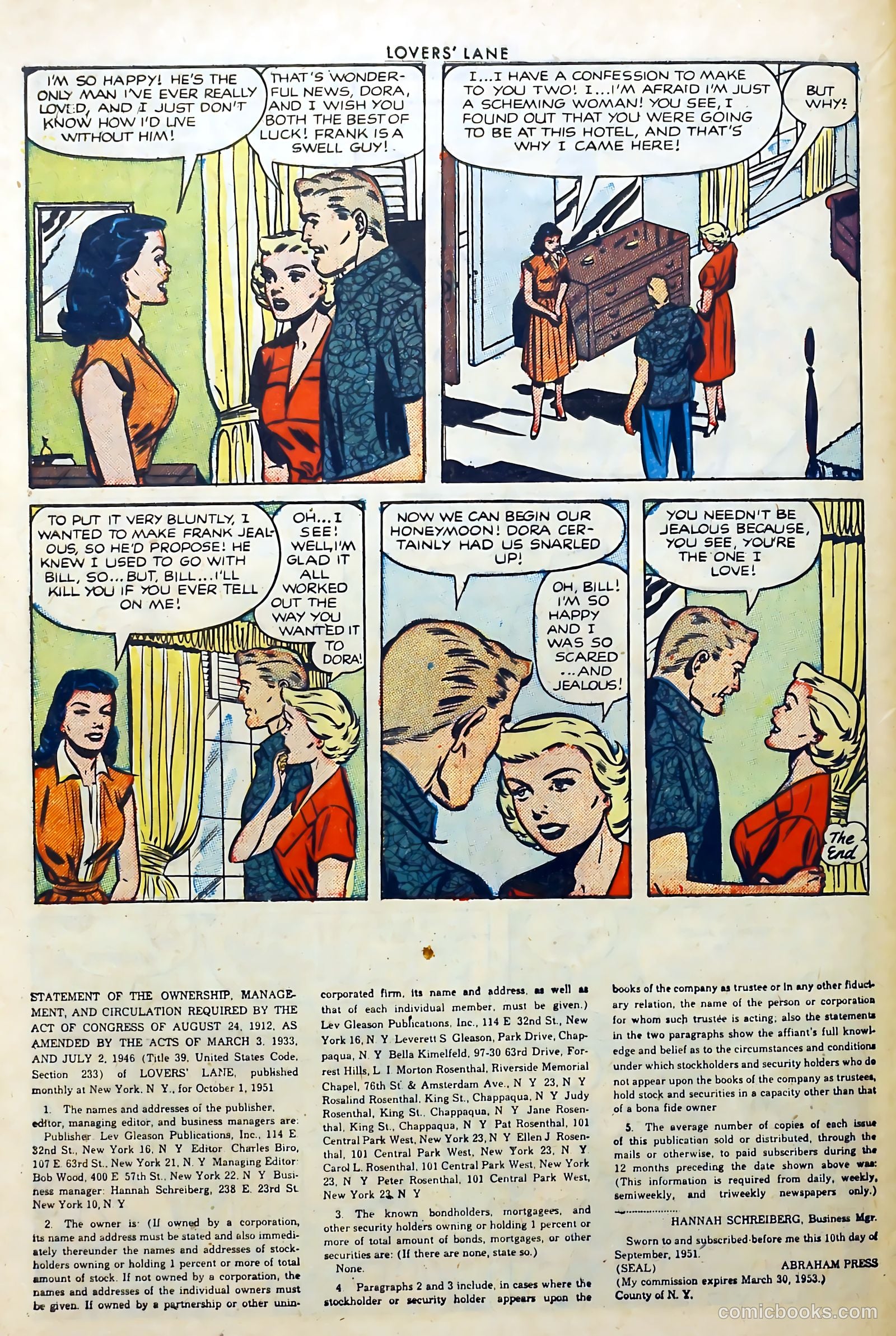 Lovers' Lane #21 — page 32 of 37