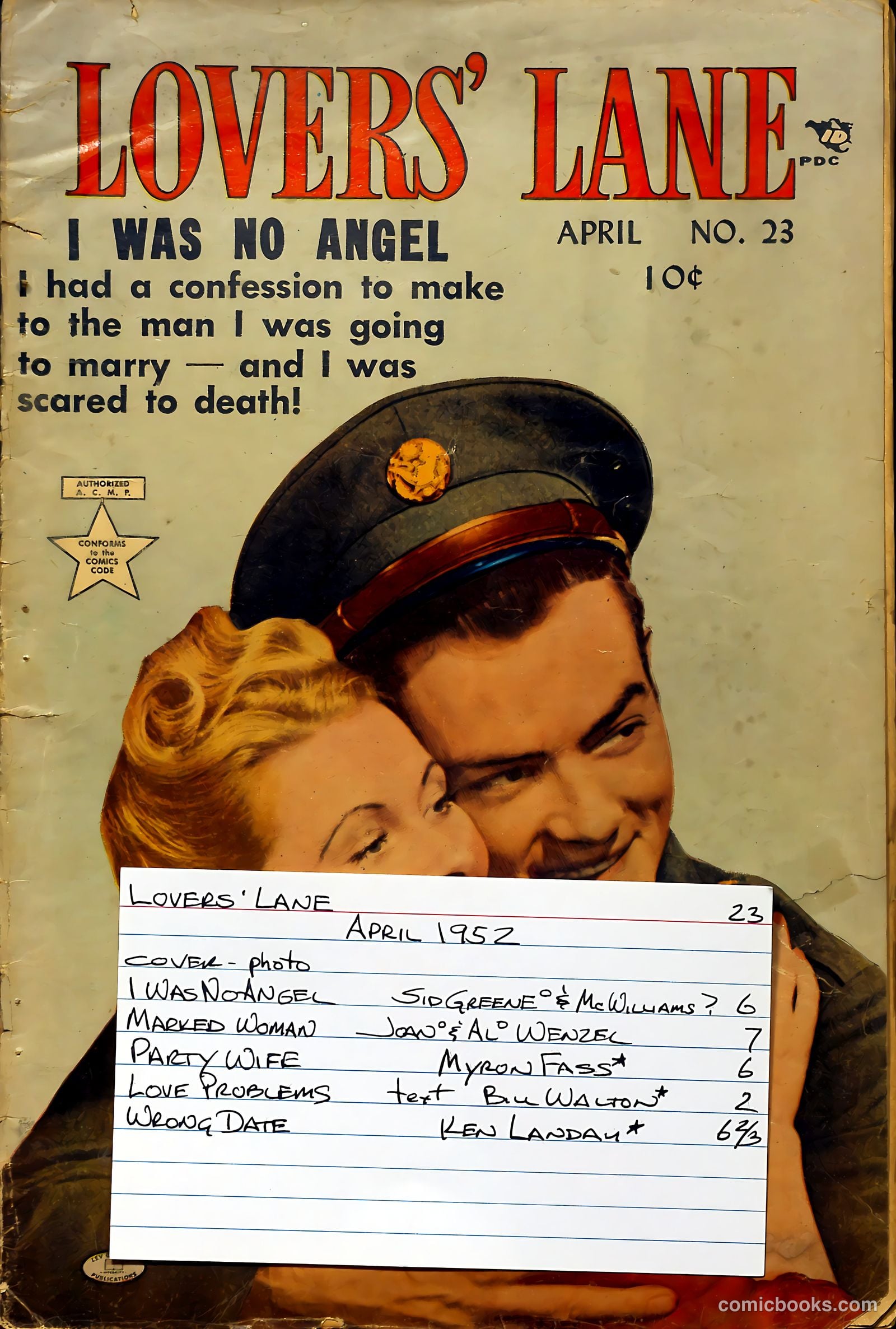 Lovers' Lane #23 — page 37 of 37