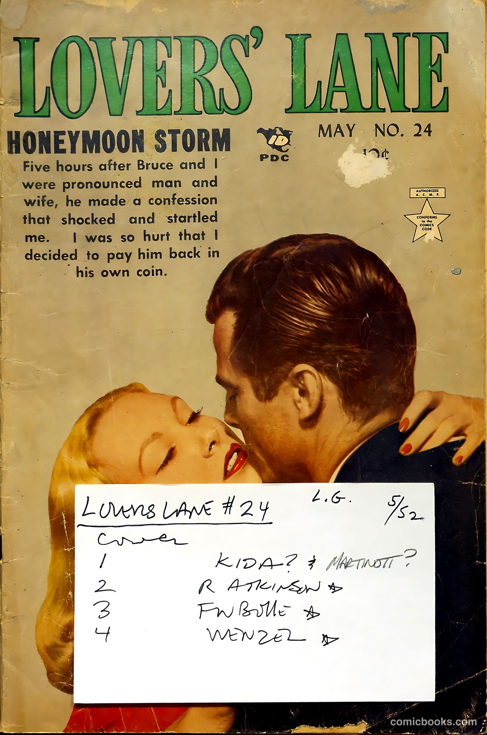 Lovers' Lane #24 — page 37 of 37
